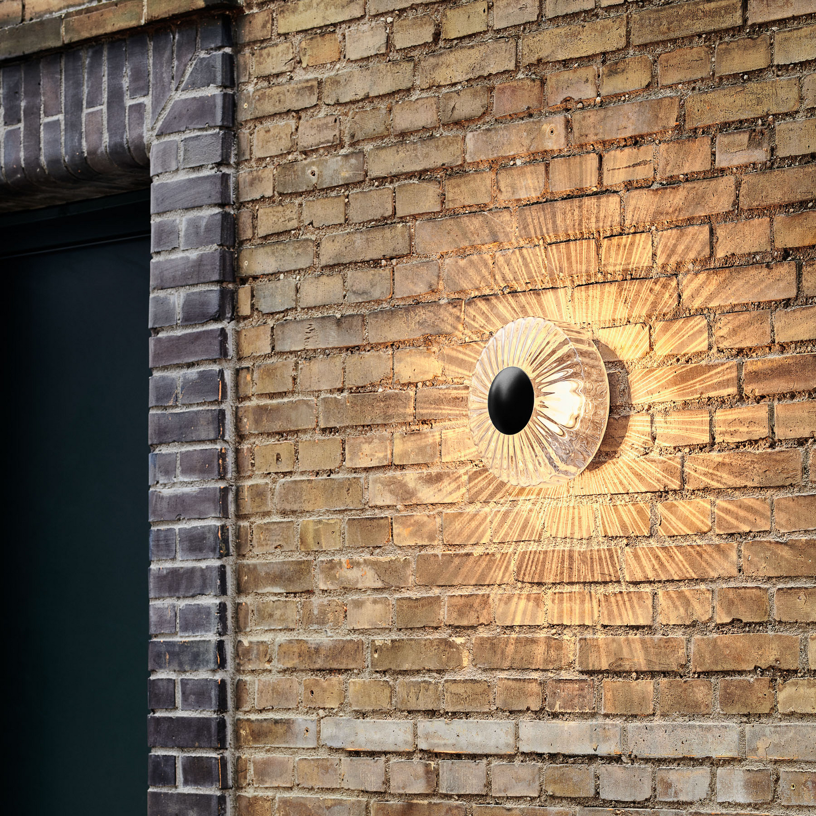 New Wave Optic LED outdoor wall lamp, 26 cm IP65 - DESIGN BY US