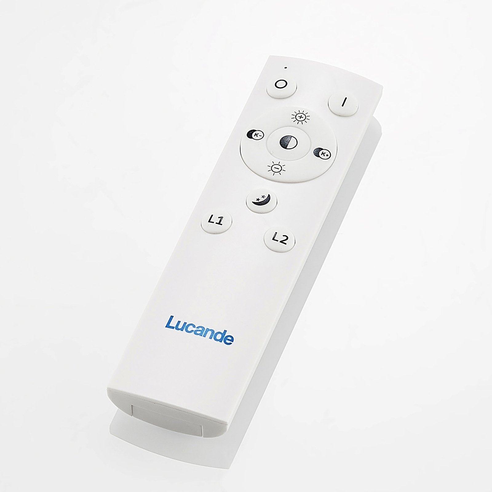 Lucande Narumi plafonnier LED CCT, 110 cm, blanc