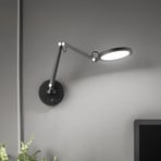 Regina LED wandlamp, zwart, CCT, dimbaar, instelbaar