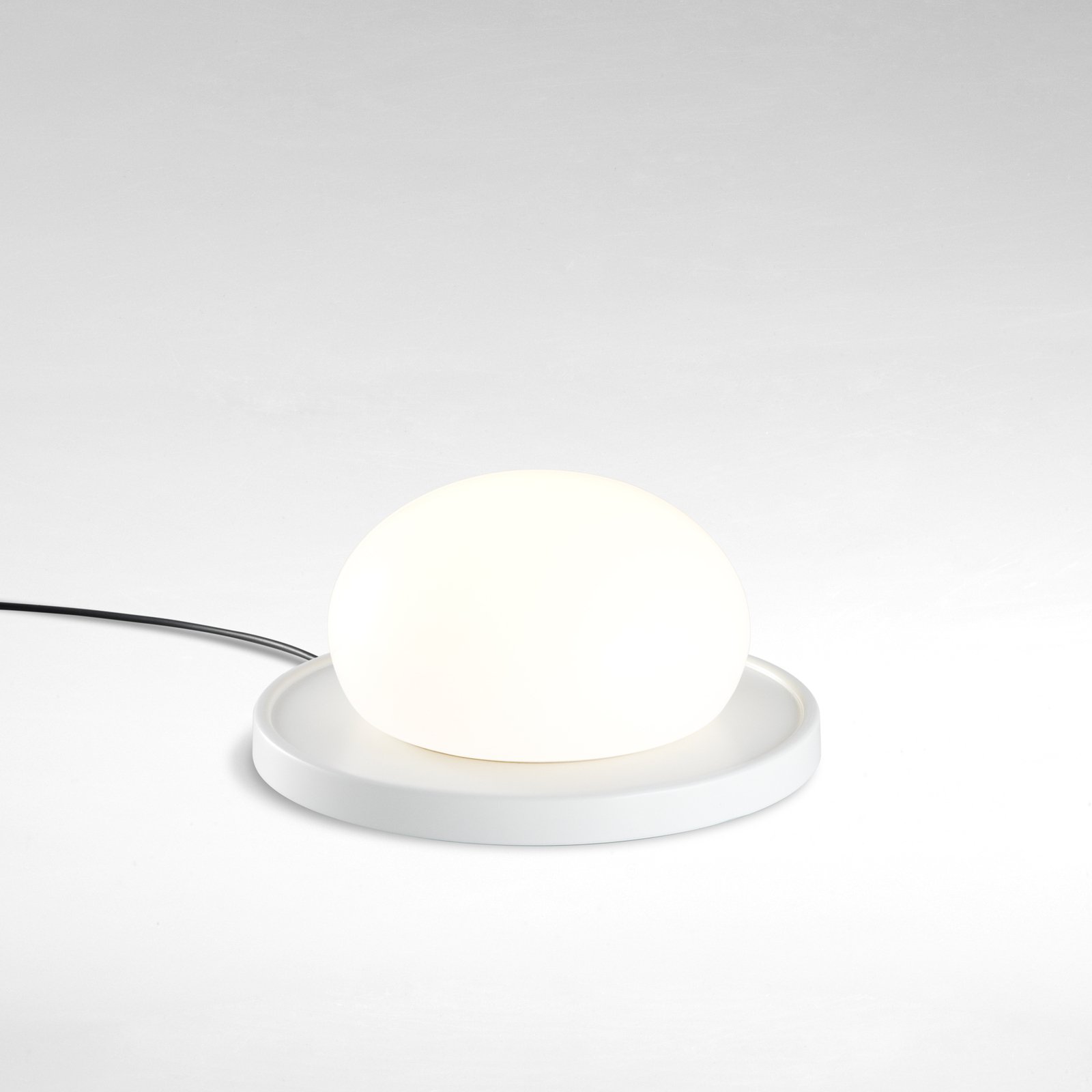 MARSET Bolita lampa stołowa LED, ściemniana biała