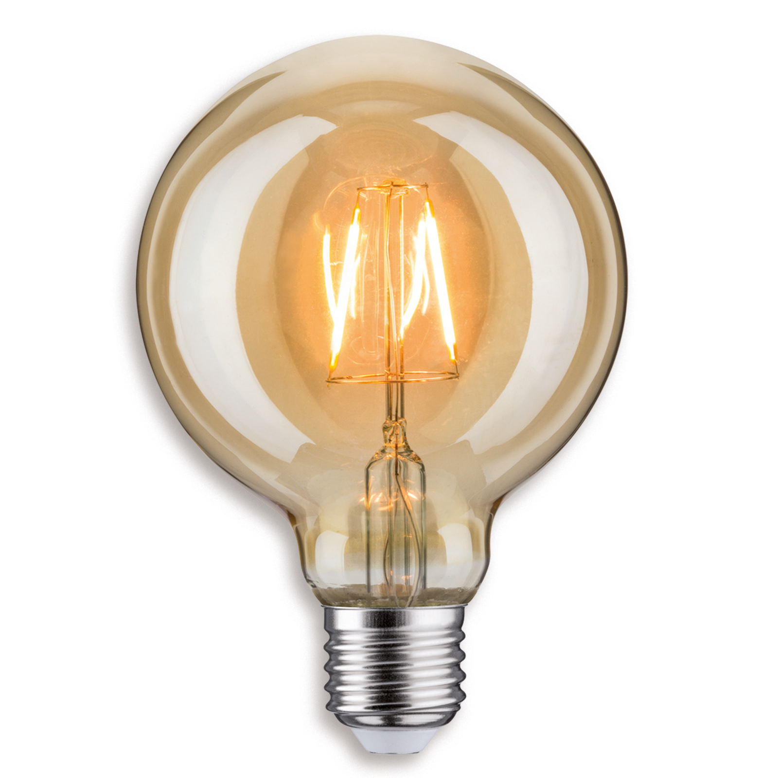 Paulmann E27 2,5W 817 LED-Globelampe G95 i gull