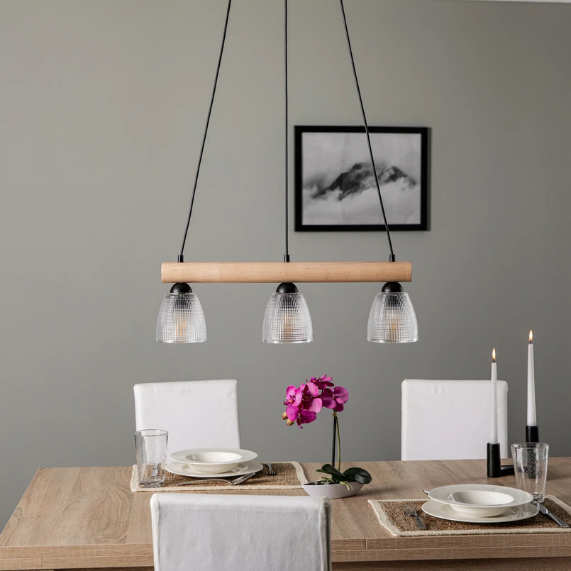 Envostar - Tisan 3 Suspension Clear/Wood