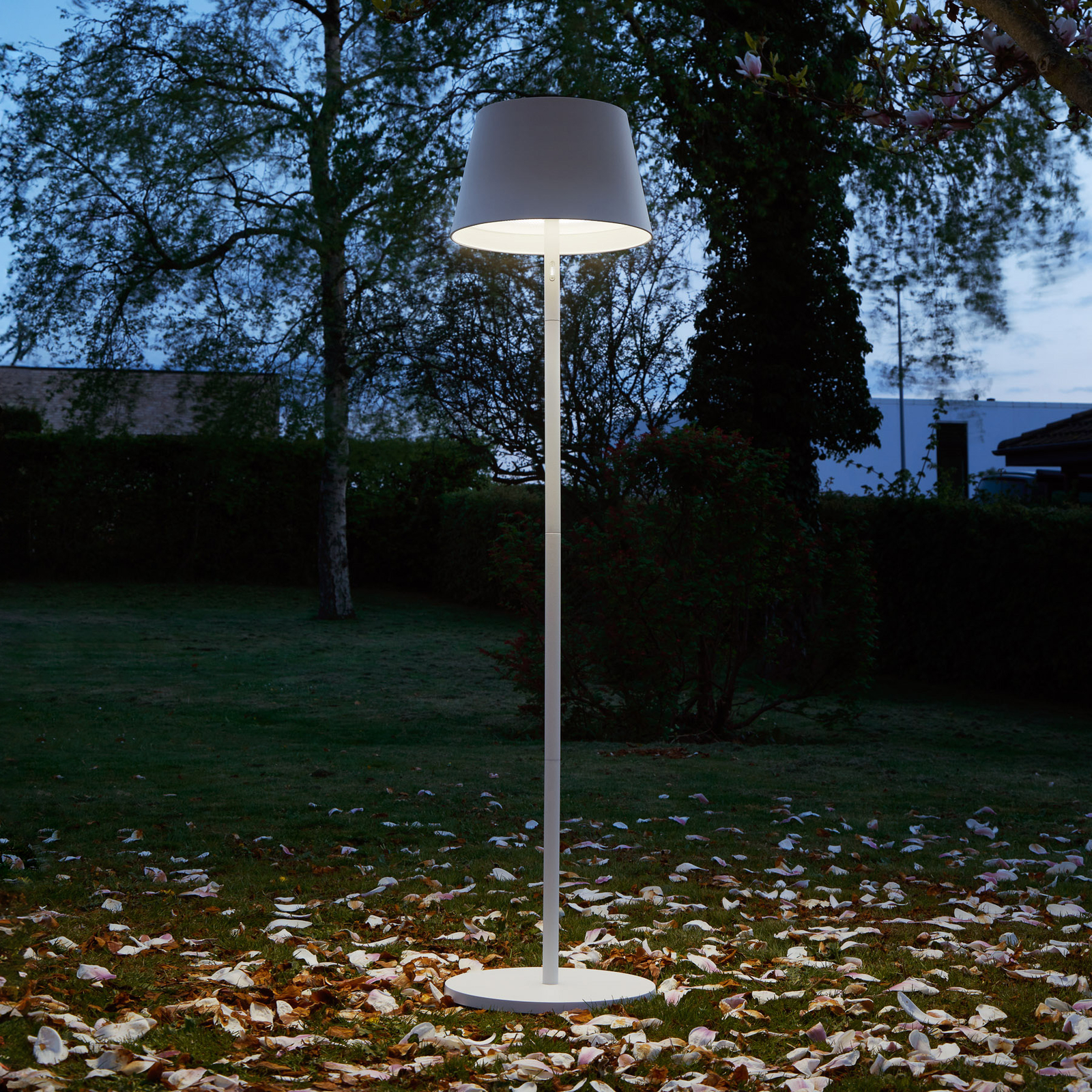 LOOM DESIGN Lampada da terra ricaricabile a LED Modi, CCT, RGB, bianco