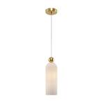 Maytoni Antic hanging light, white glass lampshade