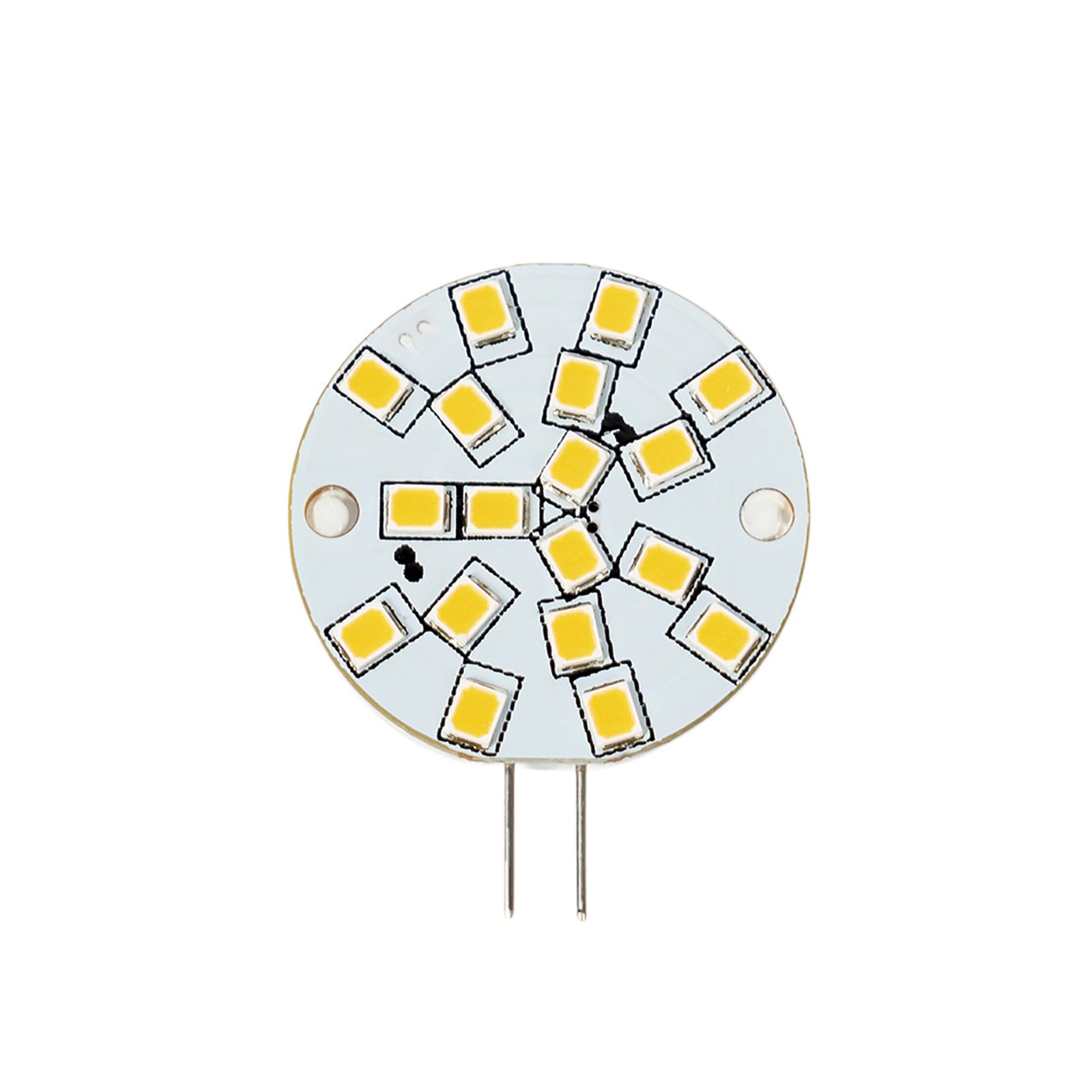 Arcchio LED bispina G4 2,7W 3.000K, rotonda