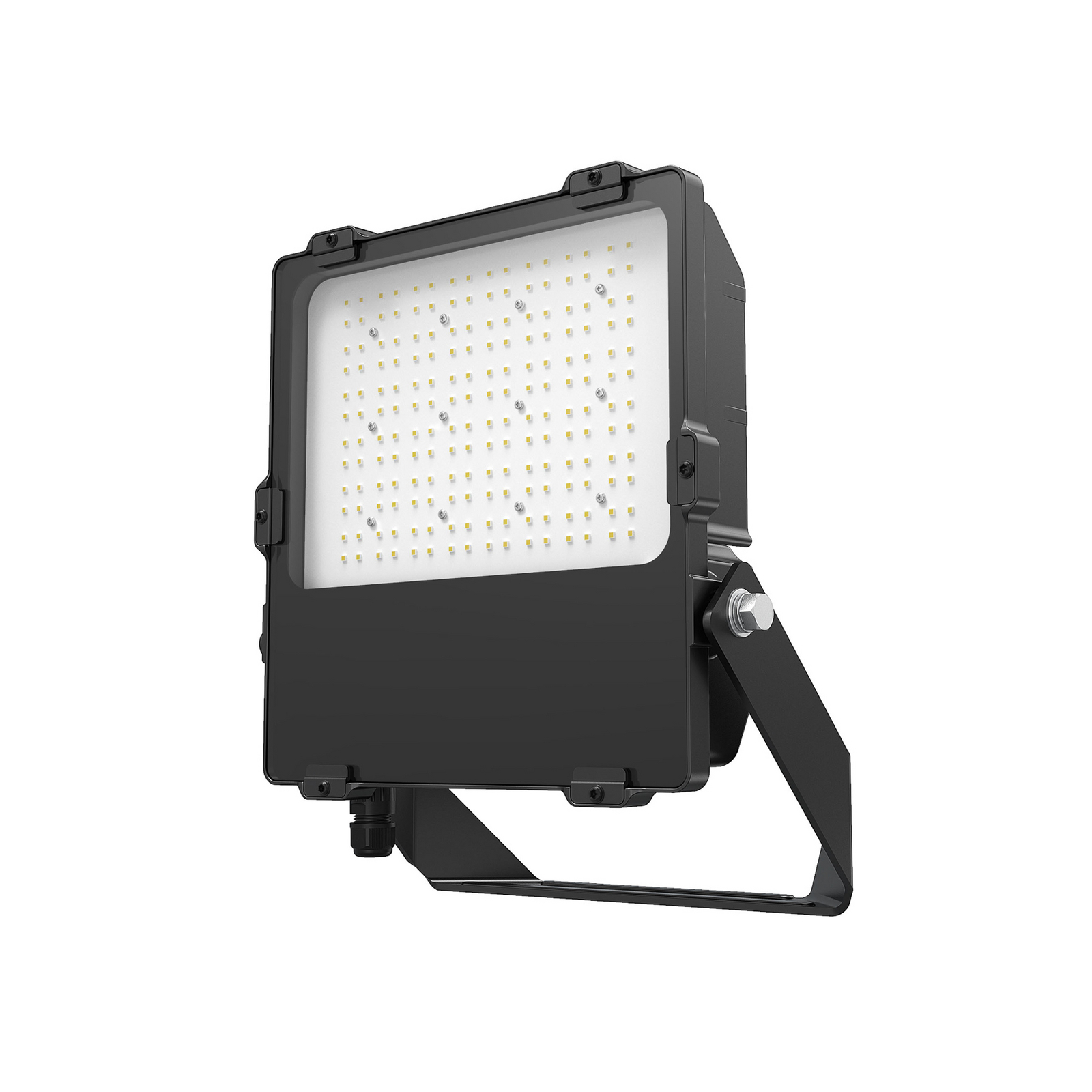 DOTLUX LED-Fluter LENSplus, 150 W, schwarz, Alu 5.000 K IP66
