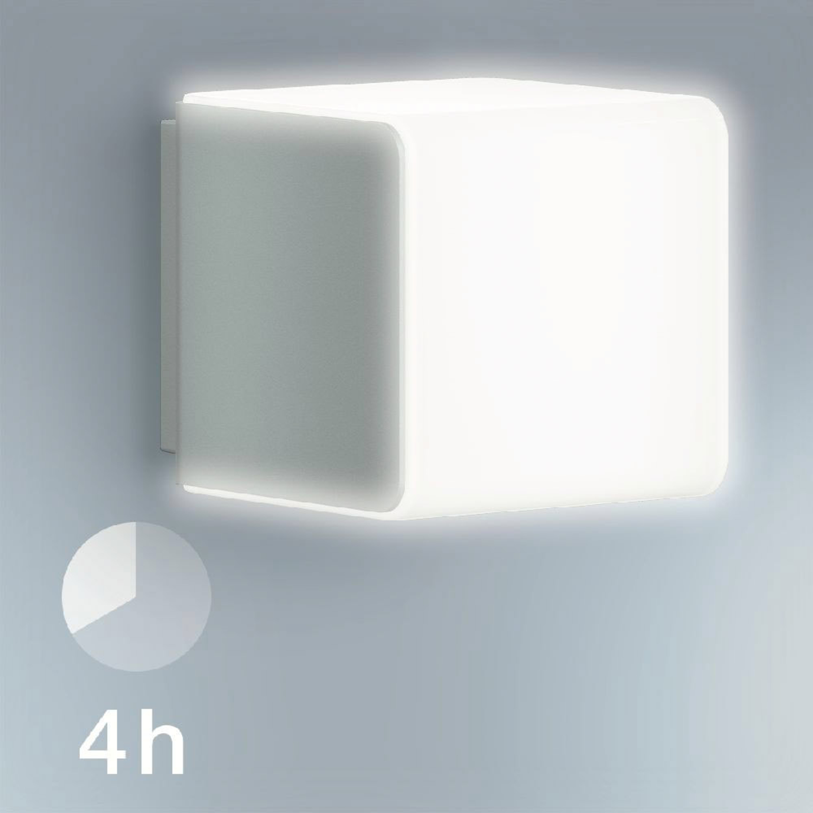 STEINEL L 830 SC sensor outdoor wall light, silver