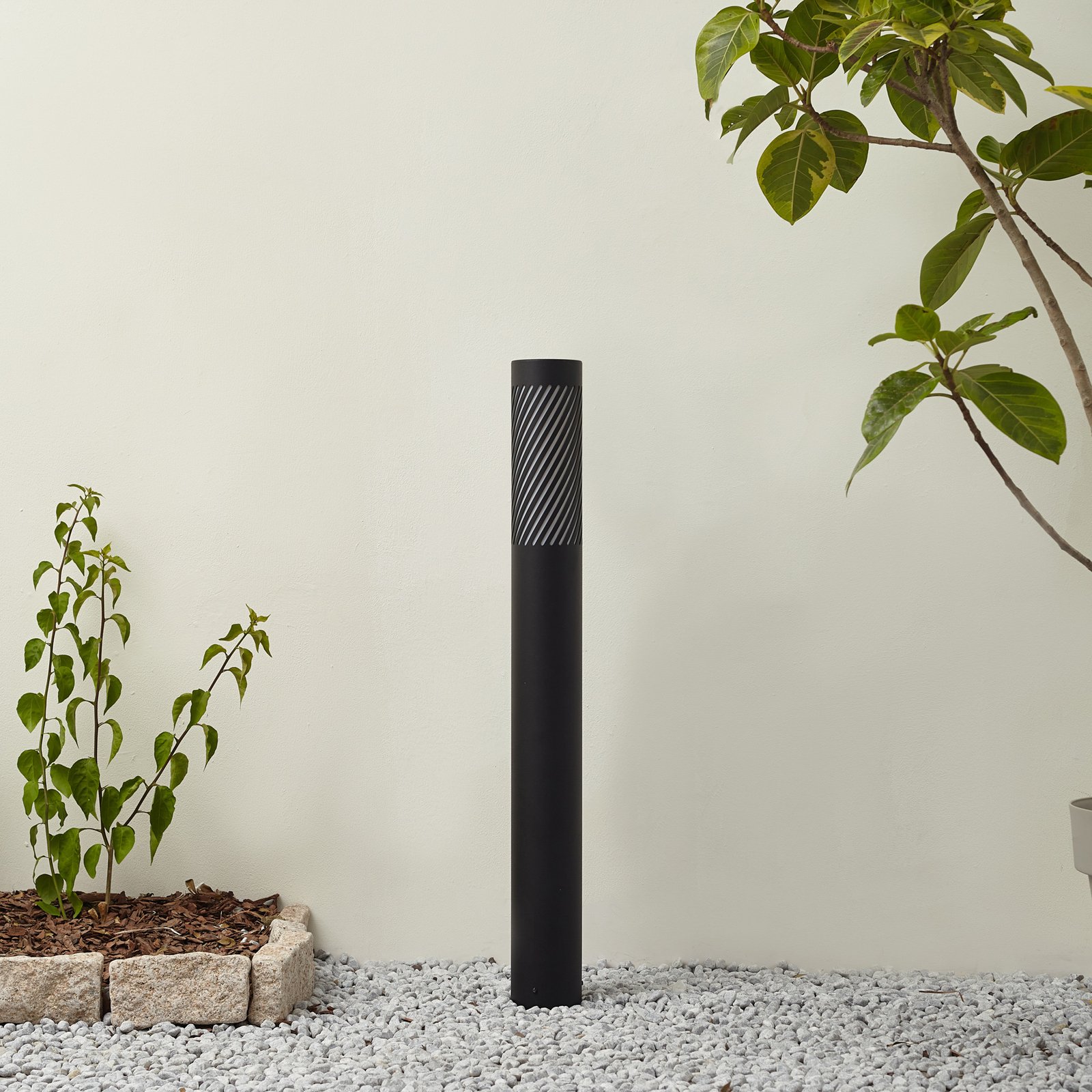 Lurinda Outdoor Bollard Ø10,5 Black - Lindby