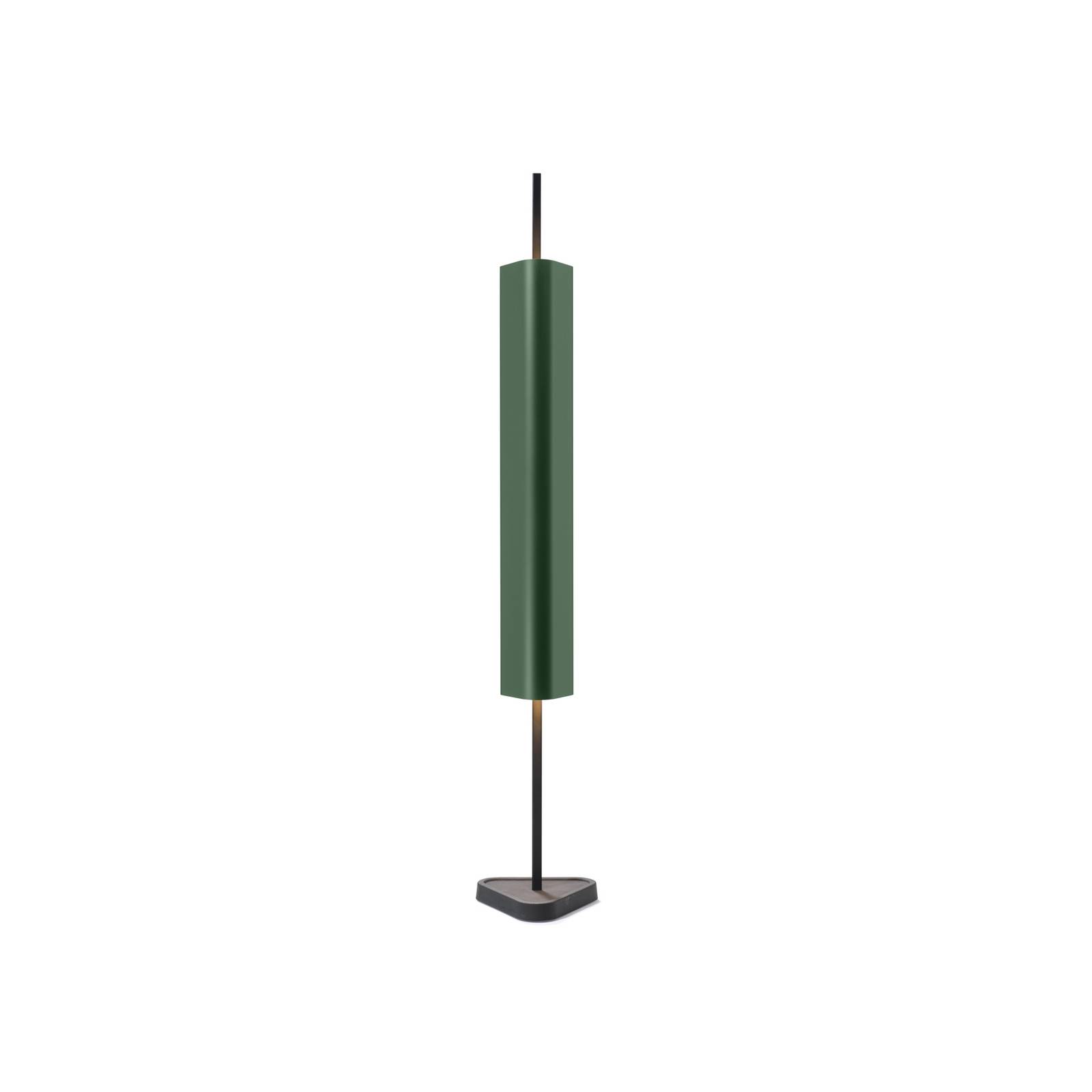 FLOS LED-Tischleuchte Emi, dunkelgrün, dimmbar, Höhe 114 cm günstig online kaufen