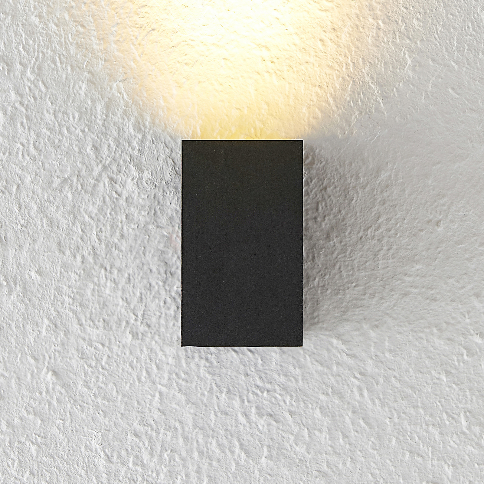 Arcchio Maruba lampa ścienna, 1-pkt., czarna