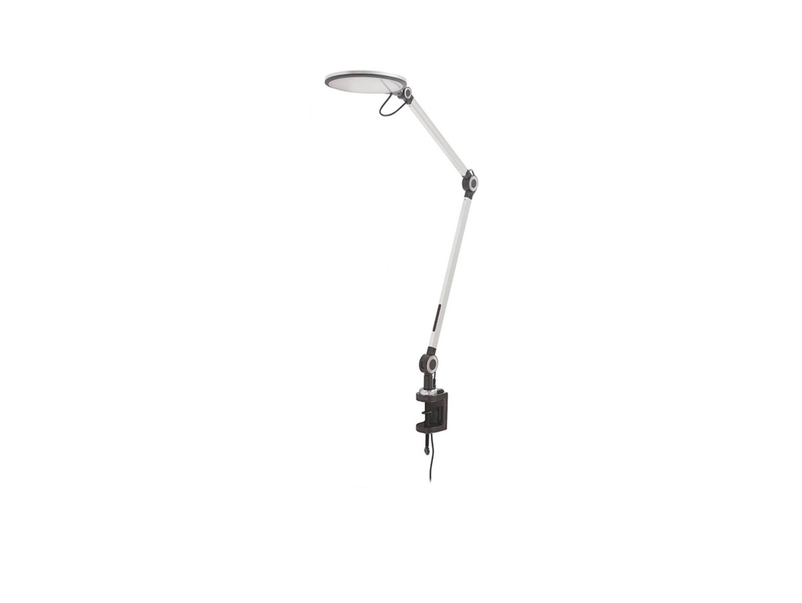 Nyxaris LED Stolová Lampa w/Clamp CCT Silver - Lindby