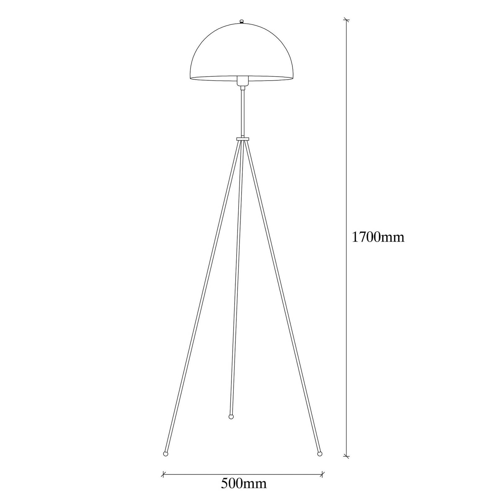 Lampa podłogowa Can-NT-113-1, czarny metalowy statyw, wysokość 170 cm