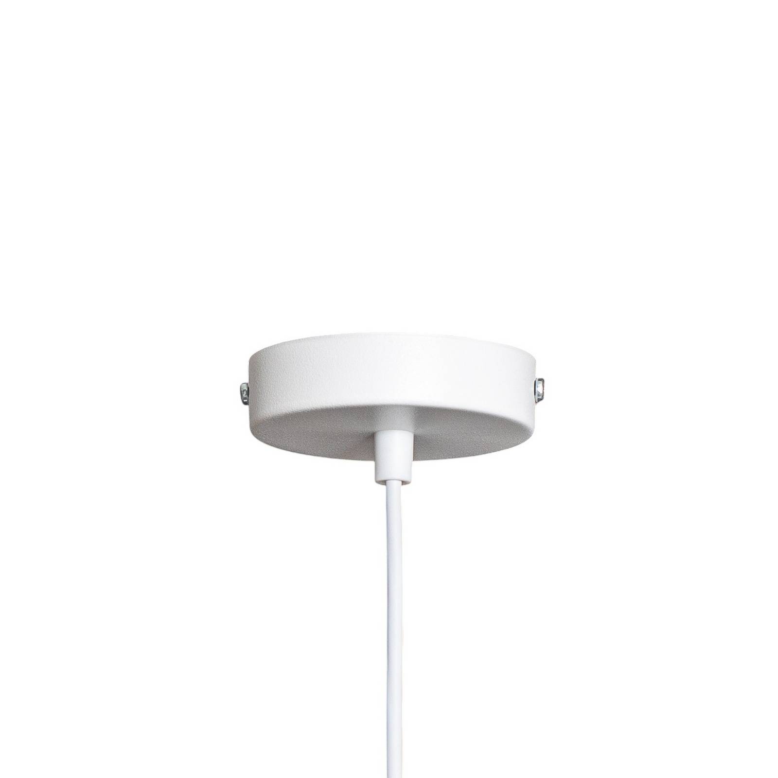 Lampa wisząca Sven, 1-punktowa, biały, stal, E27