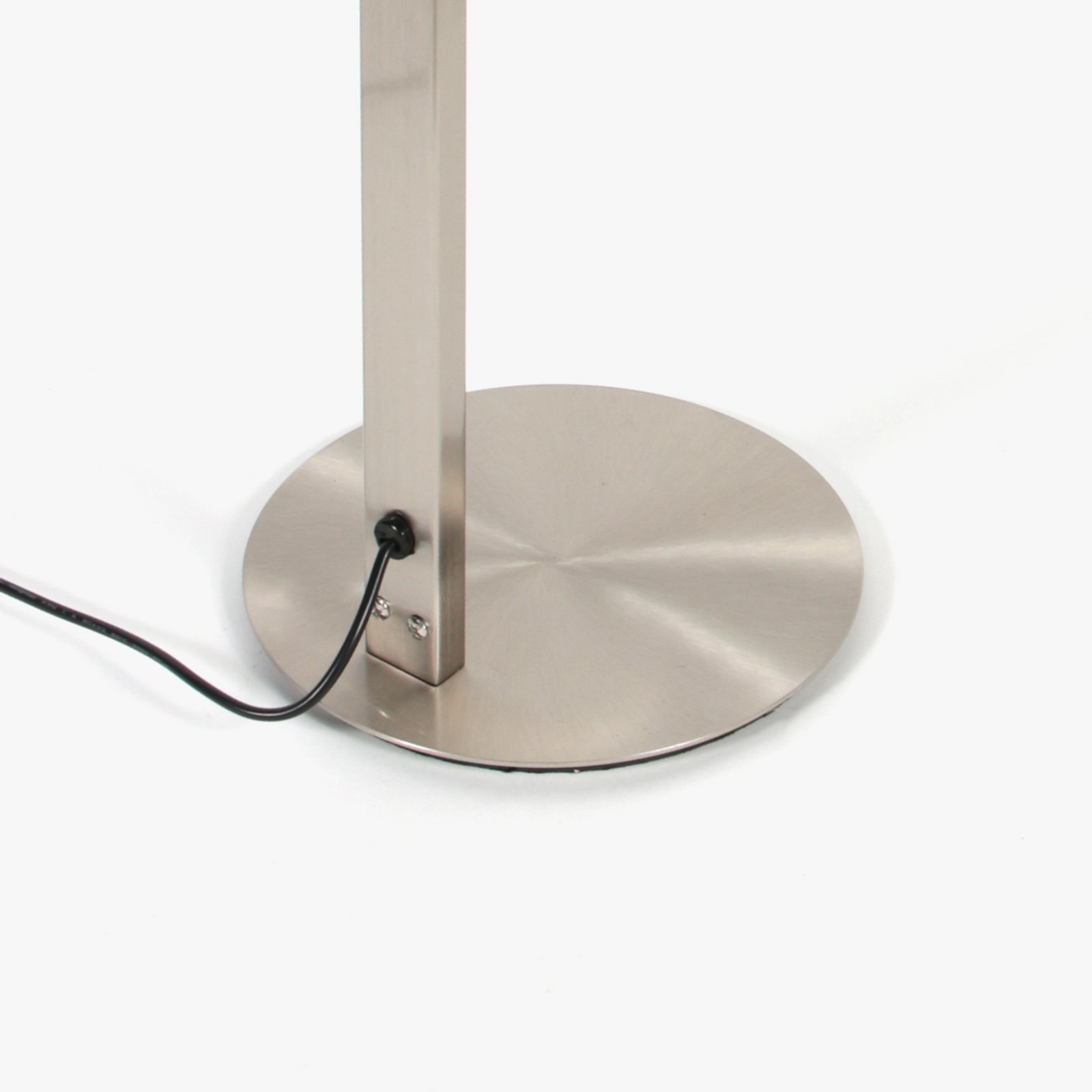 LED tafellamp Ringlux, staalkleurig, metaal, 2.700 K, dimmer LED tafellamp Ringlux, staalkleurig, metaal, 2.700 K, dimmer