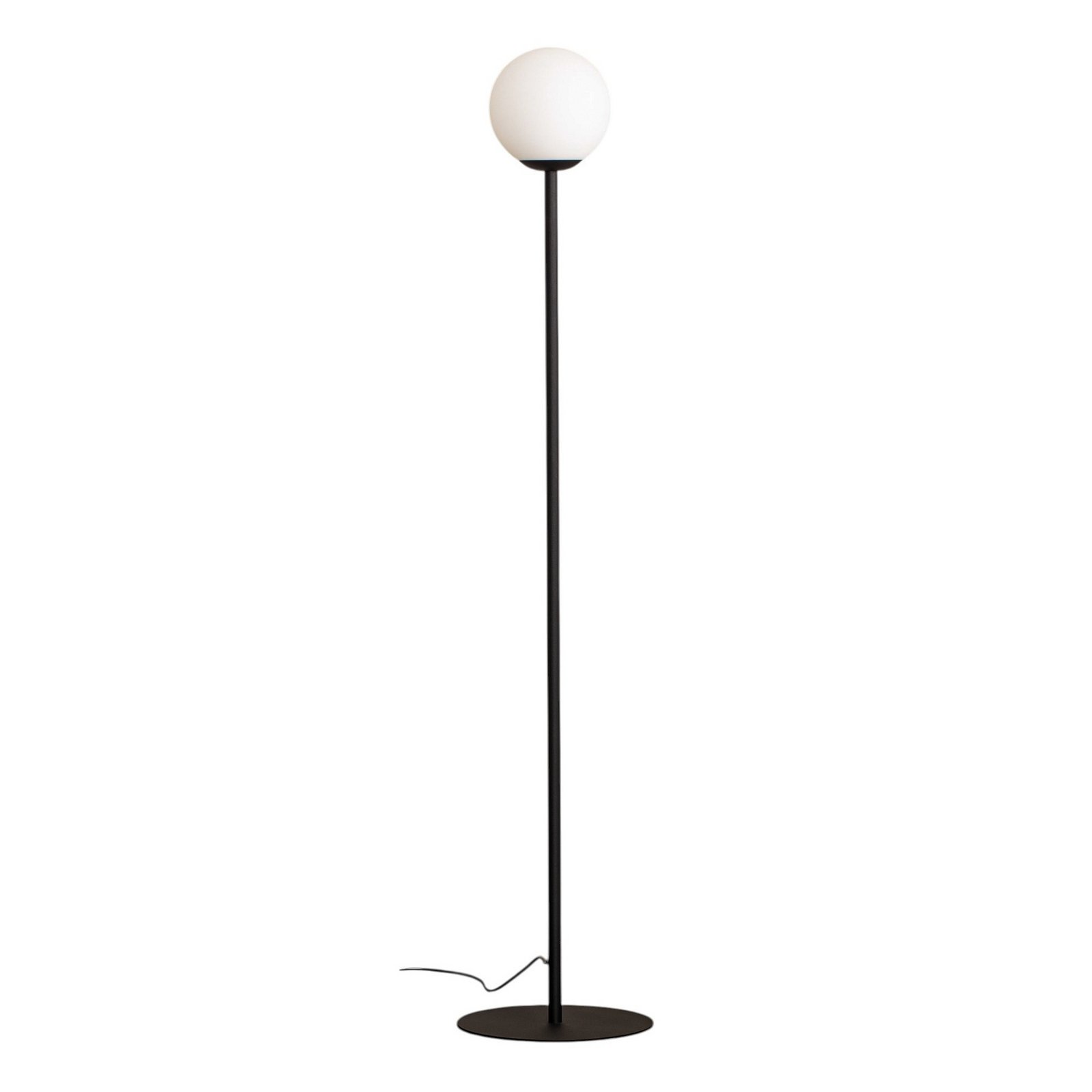 Gulvlampe Joel, svart/hvit, 1 lyskilde