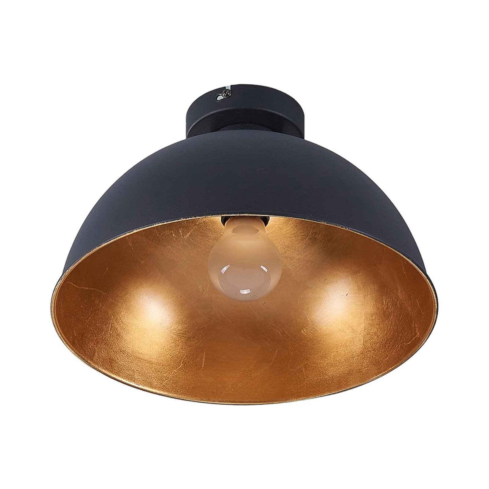 Lya Loftlampe Ø31 Black/Gold - Lindby