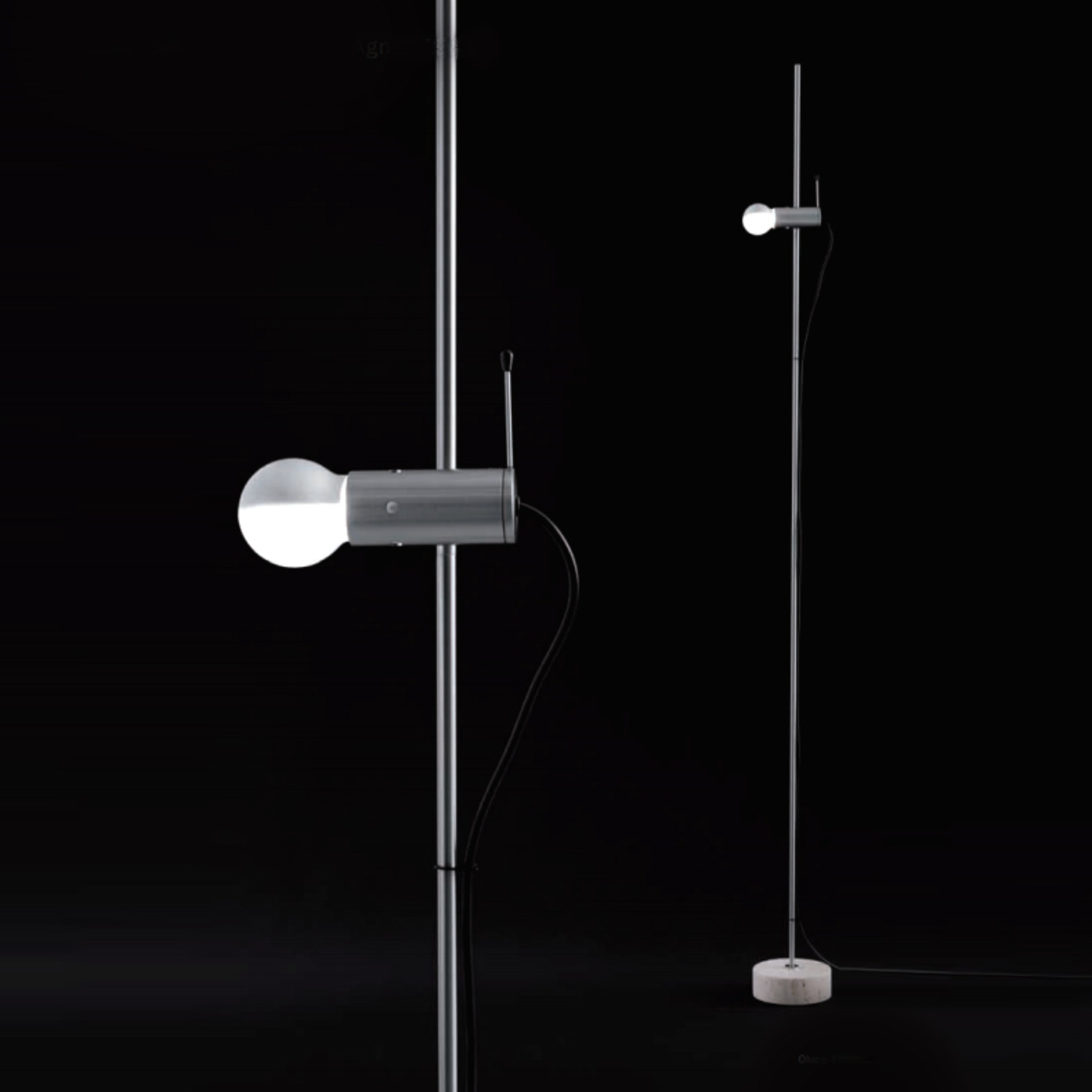 Oluce Agnoli - minimalistisk gulvlampe