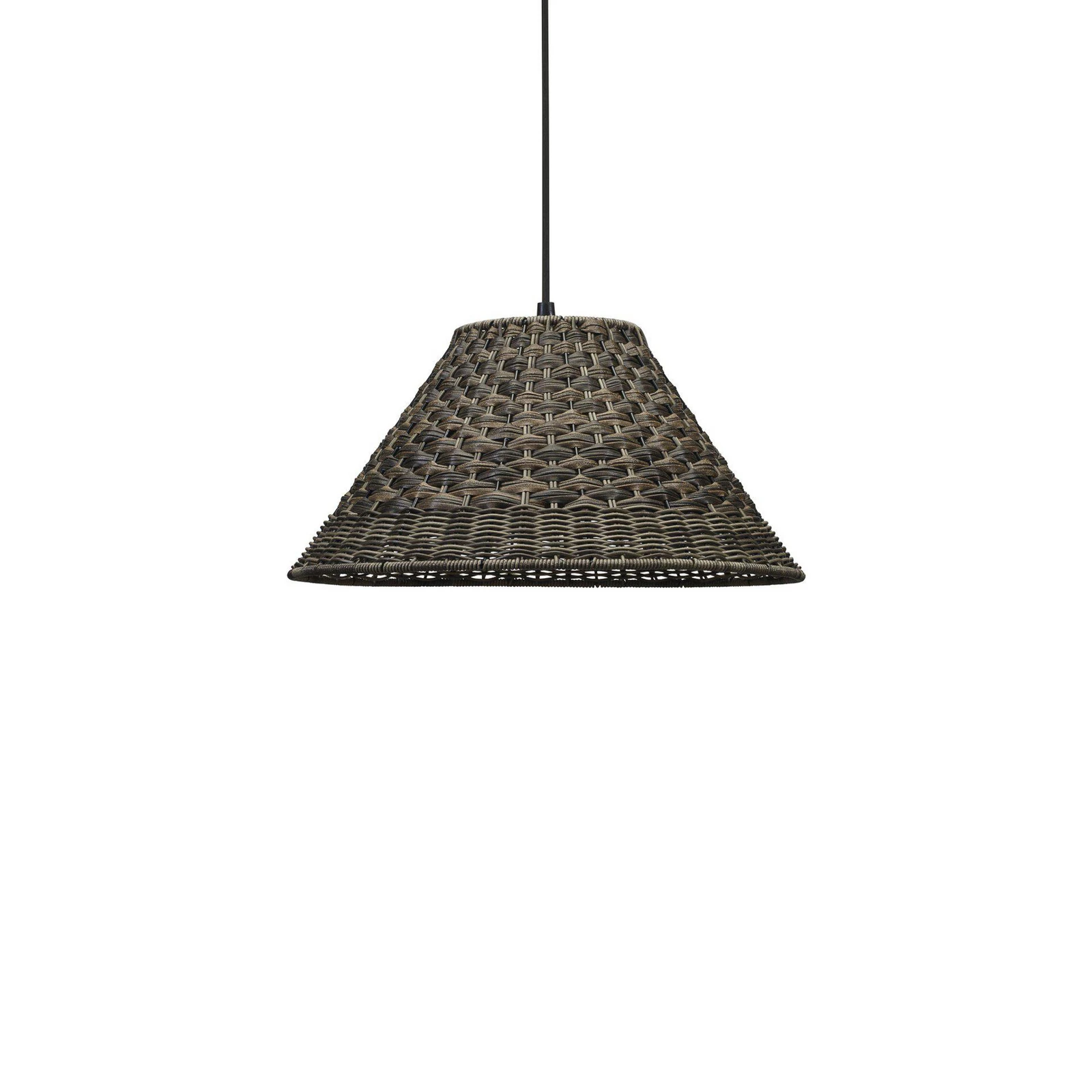 PR Home outdoor hanging light Lisen, Ø 45 cm, UK plug, natural