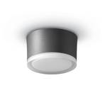 LED ceiling light 1420 for outdoors, graphite Ø 13 cm