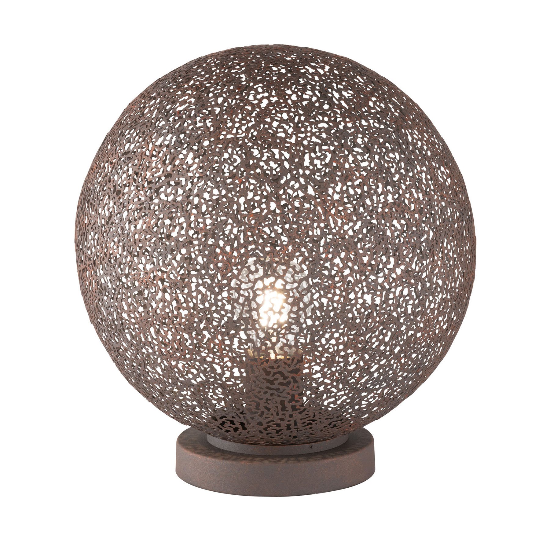 Fischer & Honsel Willo table lamp, height 32.5 cm, Ø 30 cm, for Living / Dining Room, metal, E27, 40 W, energy efficiency: A++, H: 32.5 cm