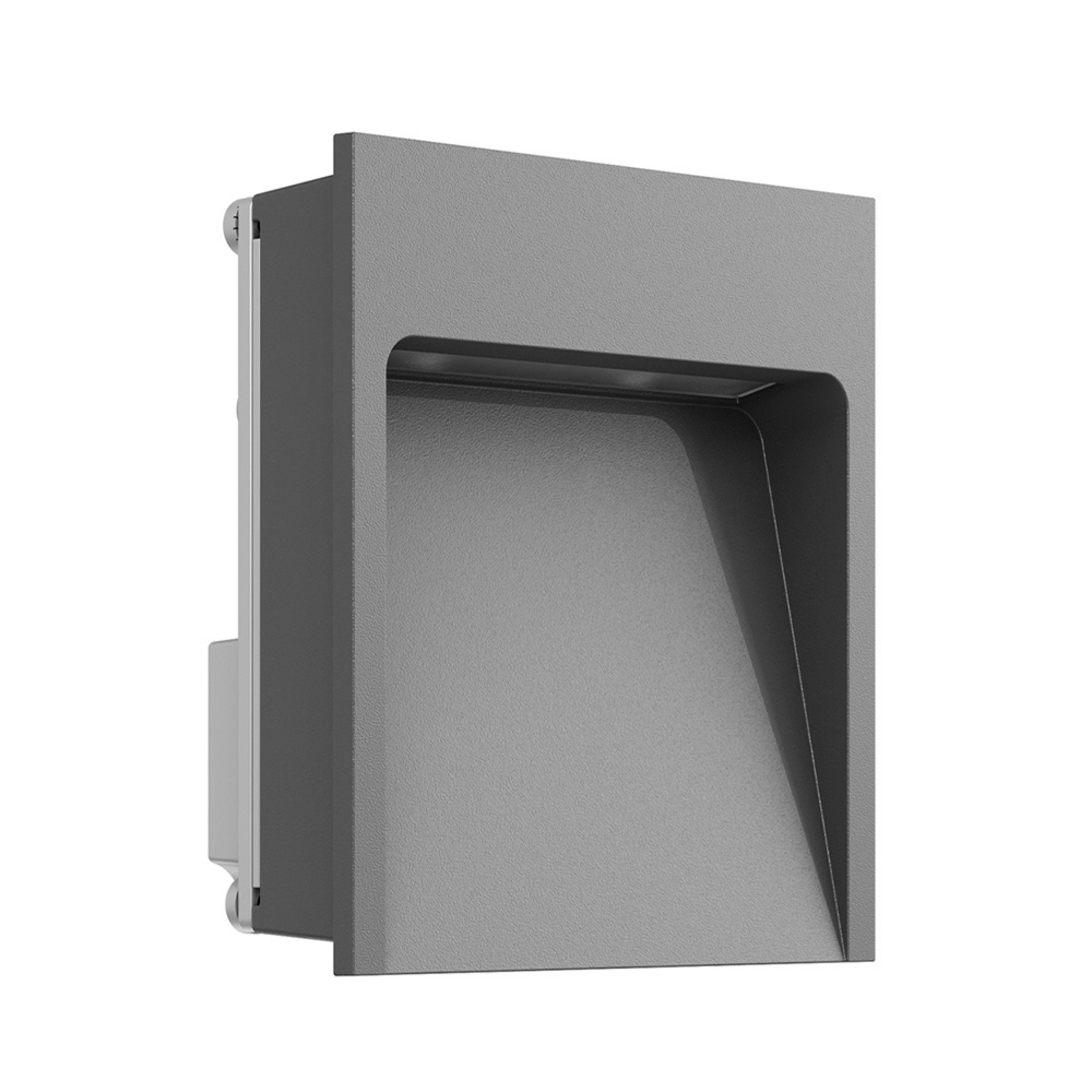 Way outdoor recessed wall lamp, anthracite, 4000K, IP65 - FLOS
