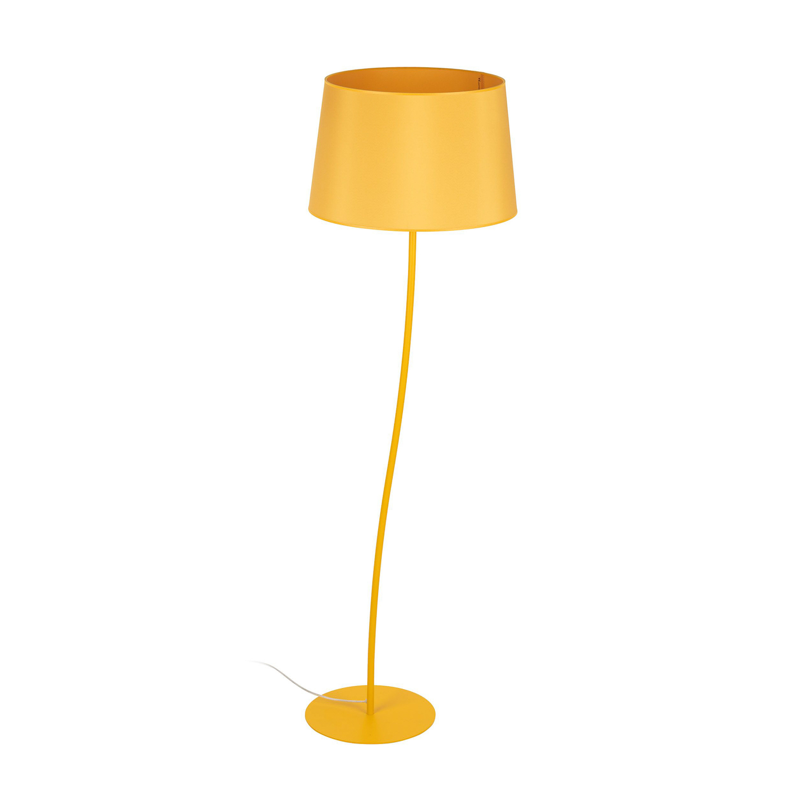 Stojací lampa Nicola, žlutá