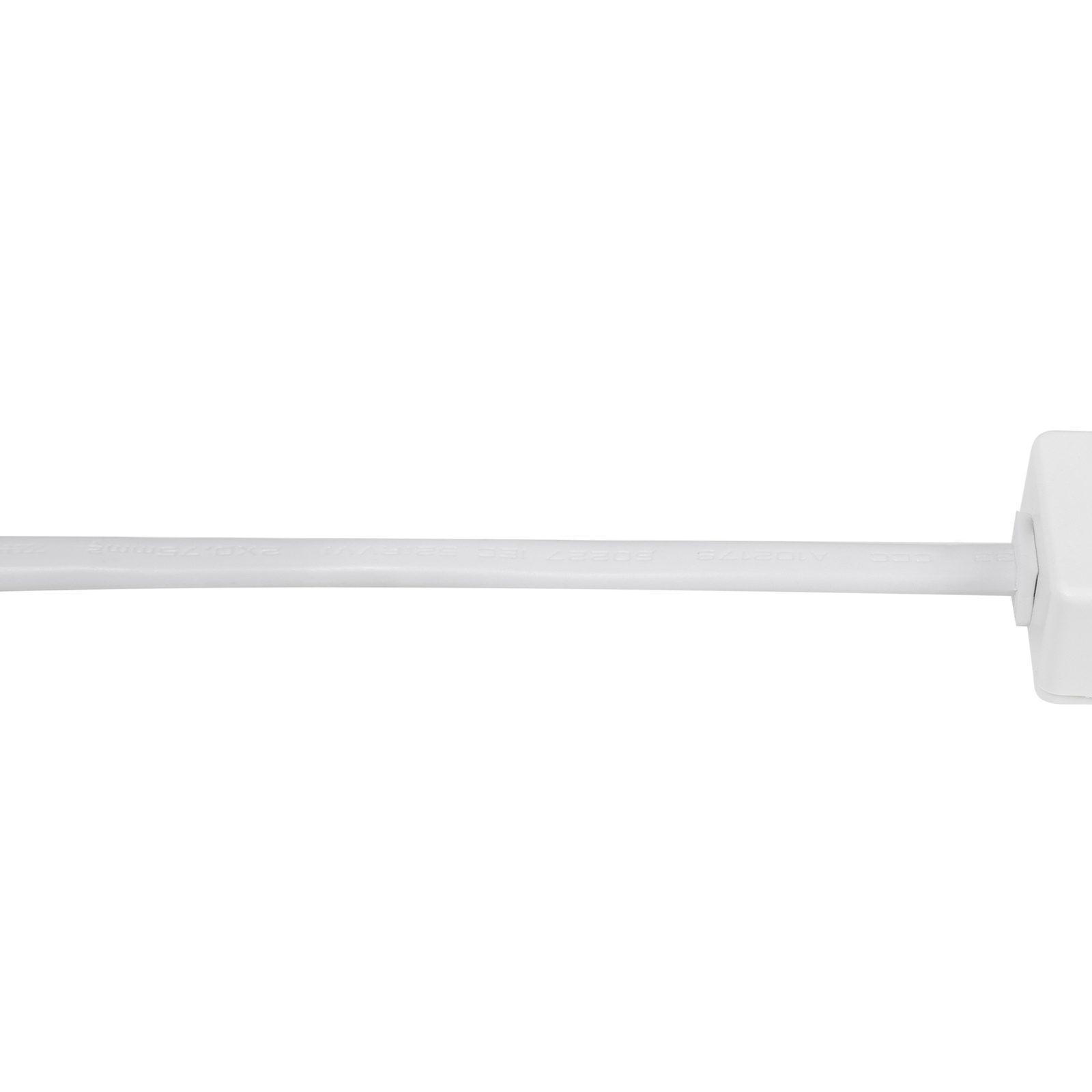 Connecteur Lindby Lumaro, longueur de câble 54 cm, blanc, PVC