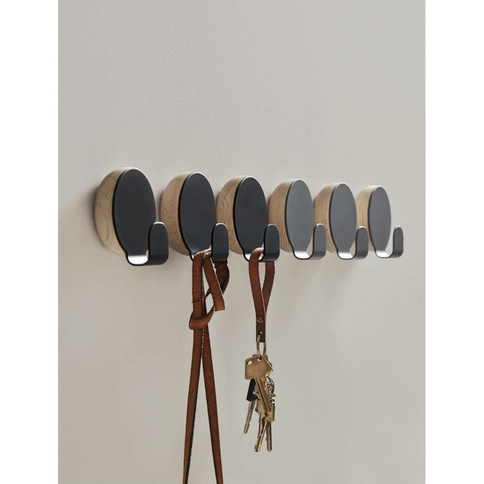 Haak Coat Hook Black - Woud
