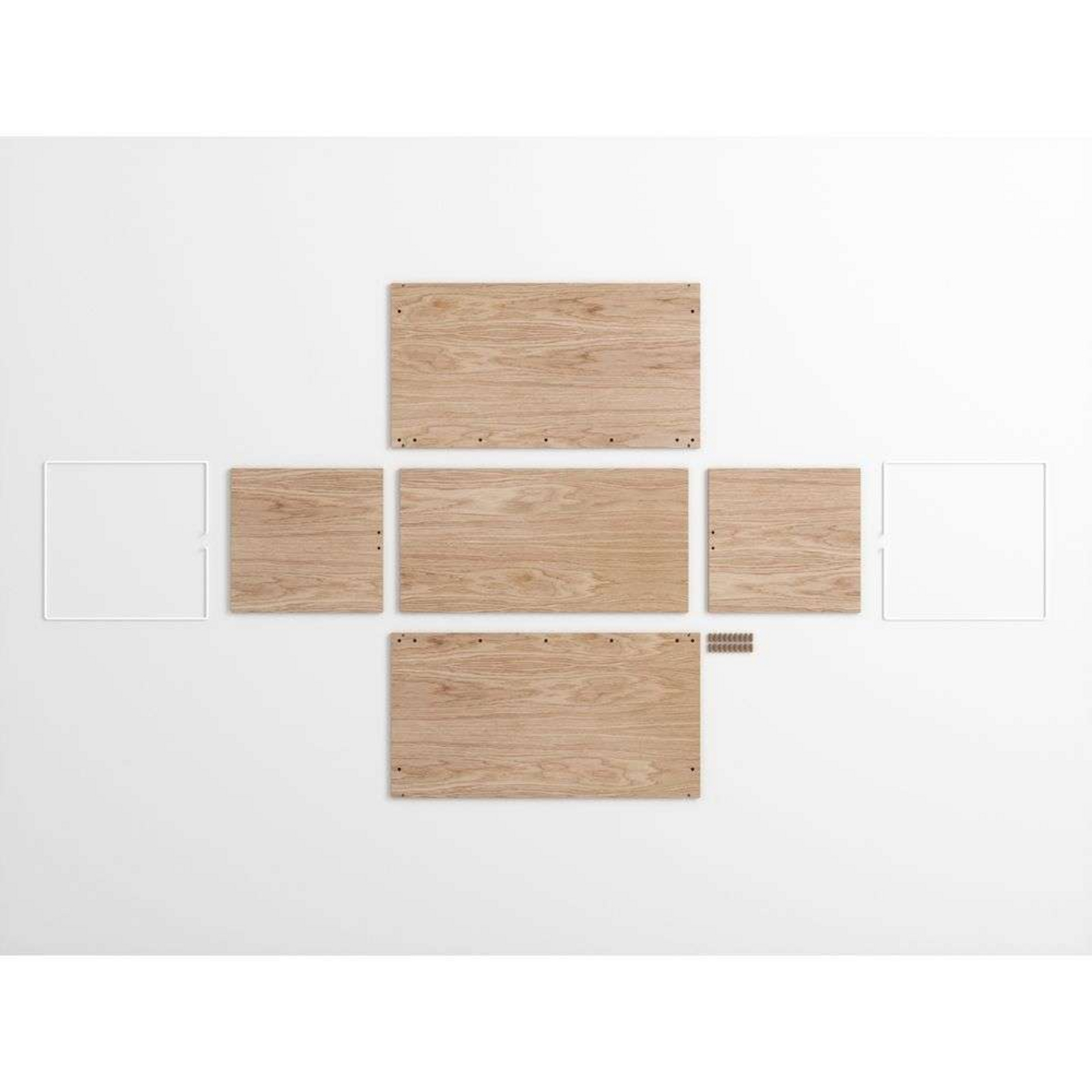 Storage Box Oak White - Moebe