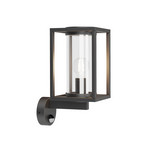 Ferda Up Outdoor Wall Lamp IP44 w/Sensor Graphite - Lucande