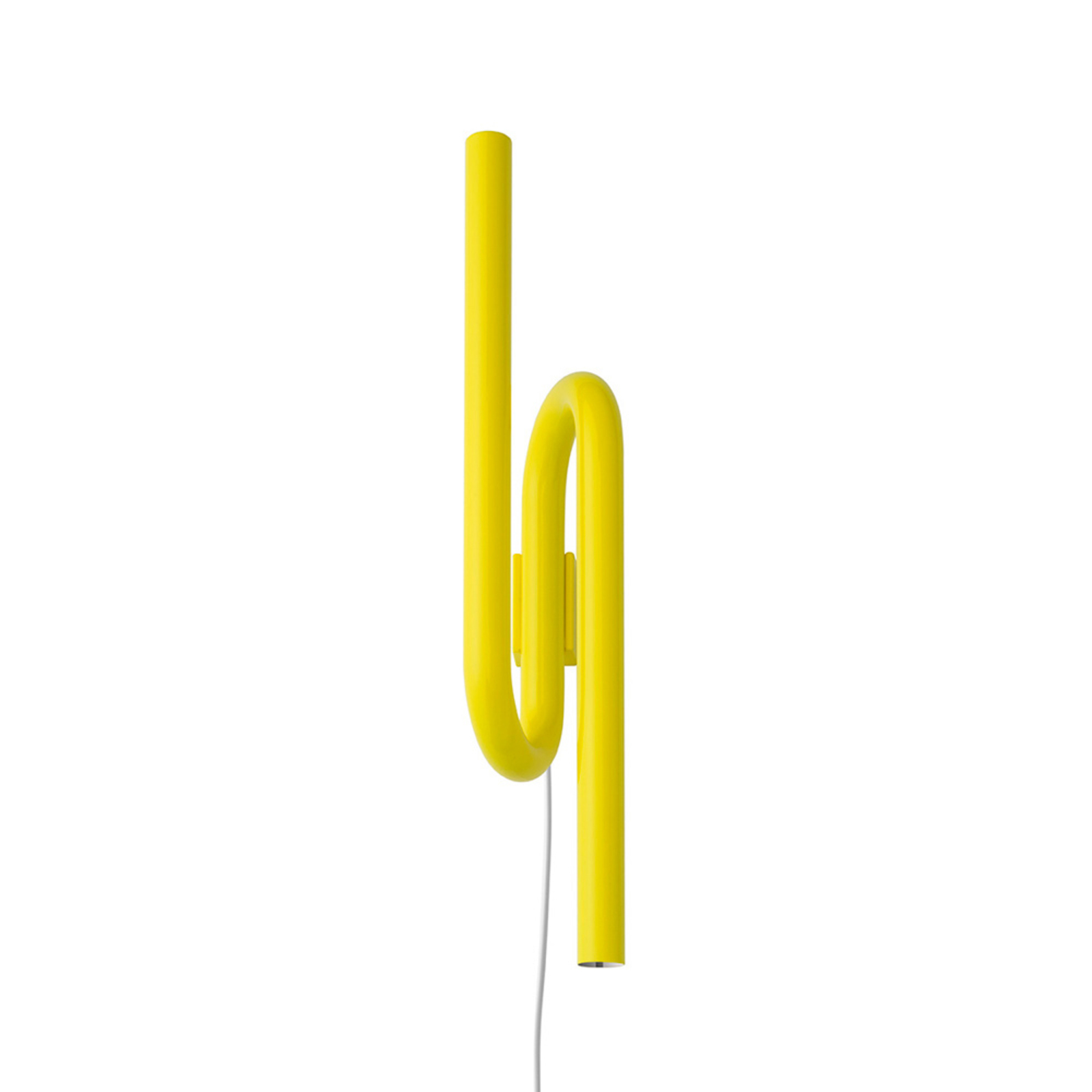 Foscarini Tobia LED-vägglampa med gul kabel