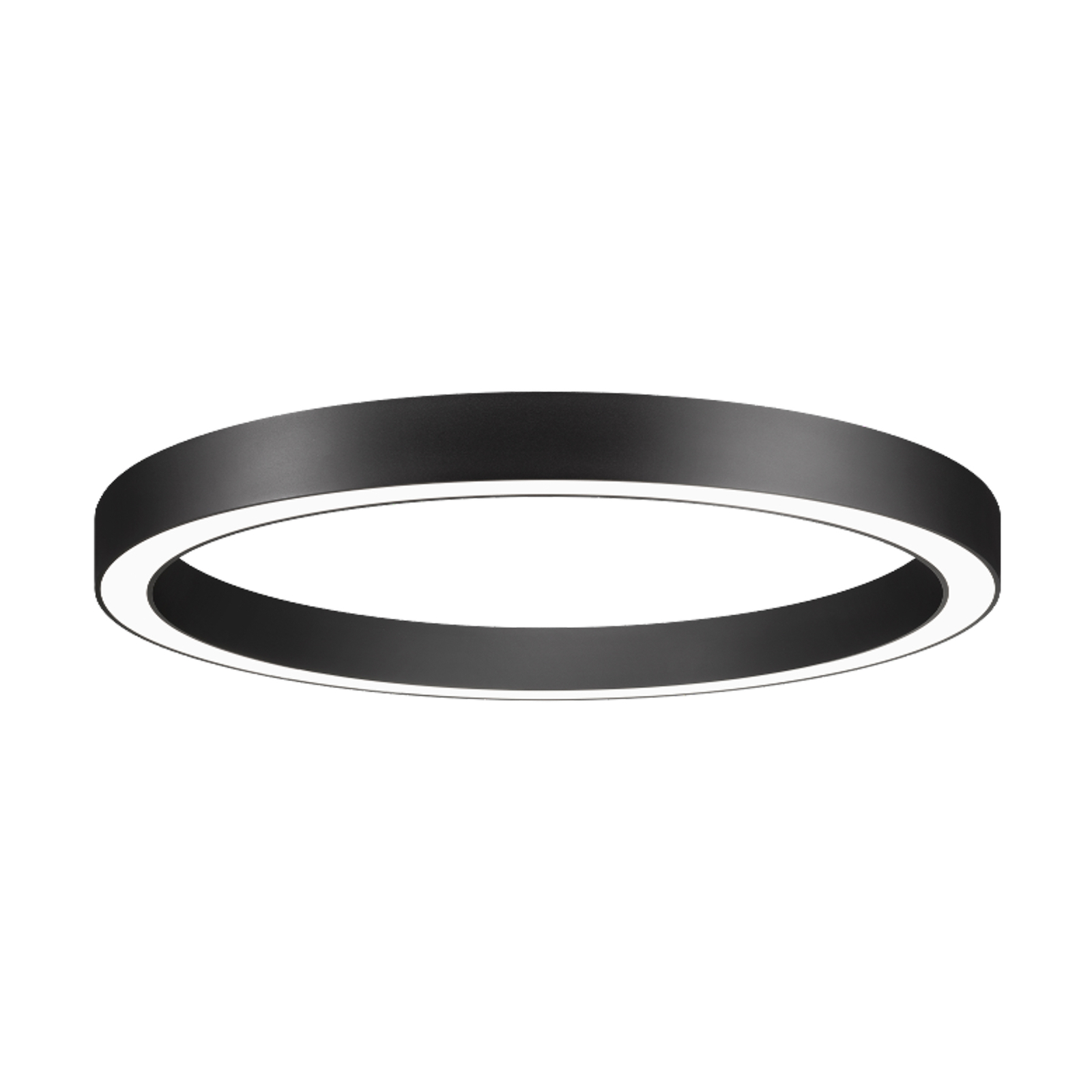 BRUMBERG Biro Circle Ring, Ø 45 cm, DALI, noir, 3.000 K