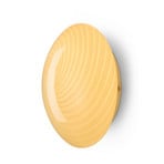 Candeeiro de teto CANDY, bege, Ø 30 cm, vidro, E27 - Halo Design