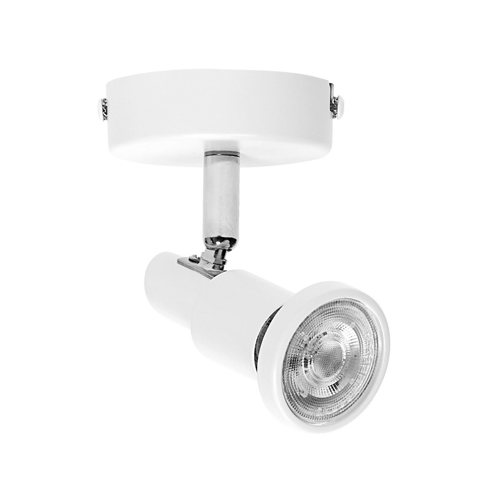 Spot pour plafond OSRAM, blanc, à 1 lampe, métal, GU10-LED 927 à intensité