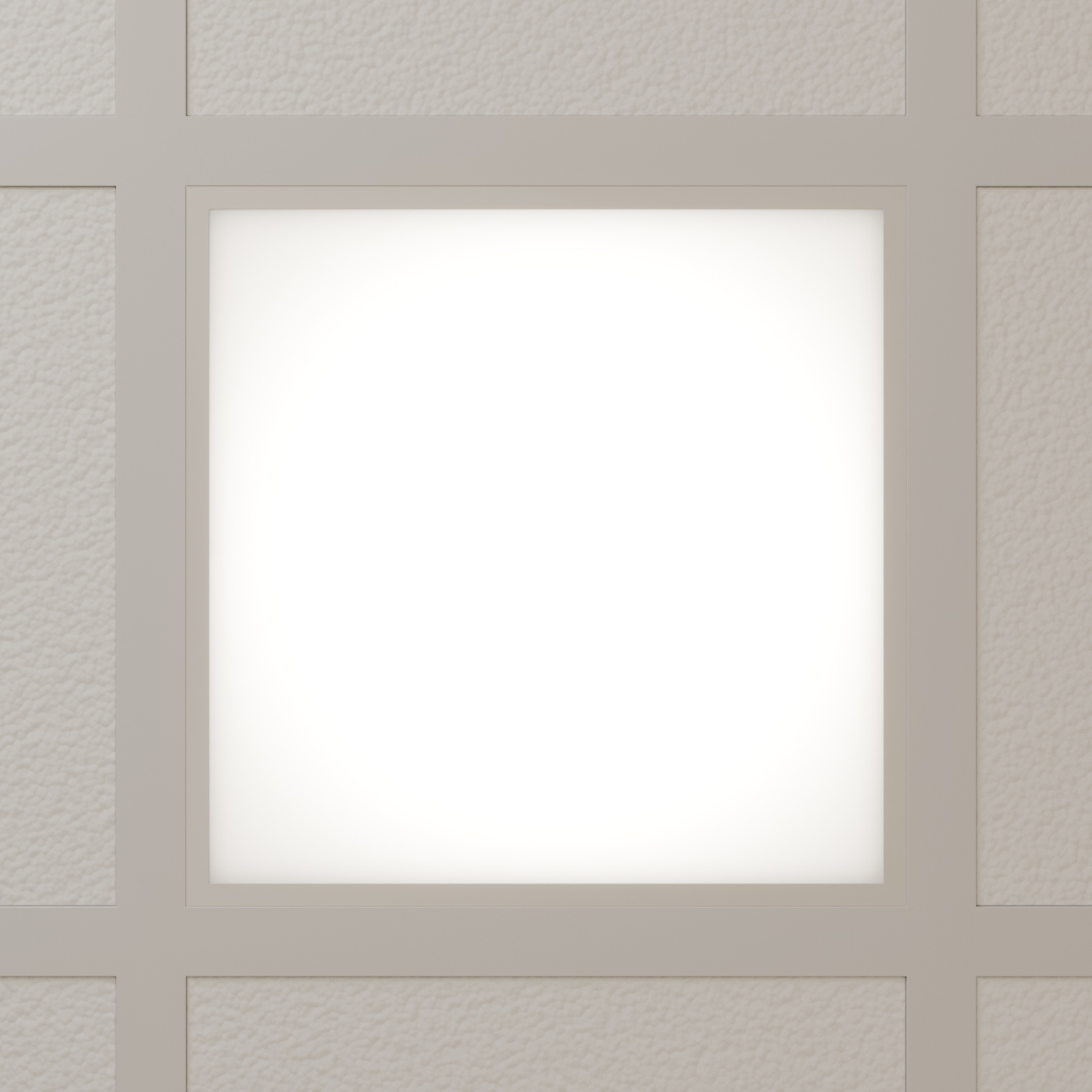 Arcchio LED betétes panel Vinas, 3,000 K, 62 cm x 62 cm