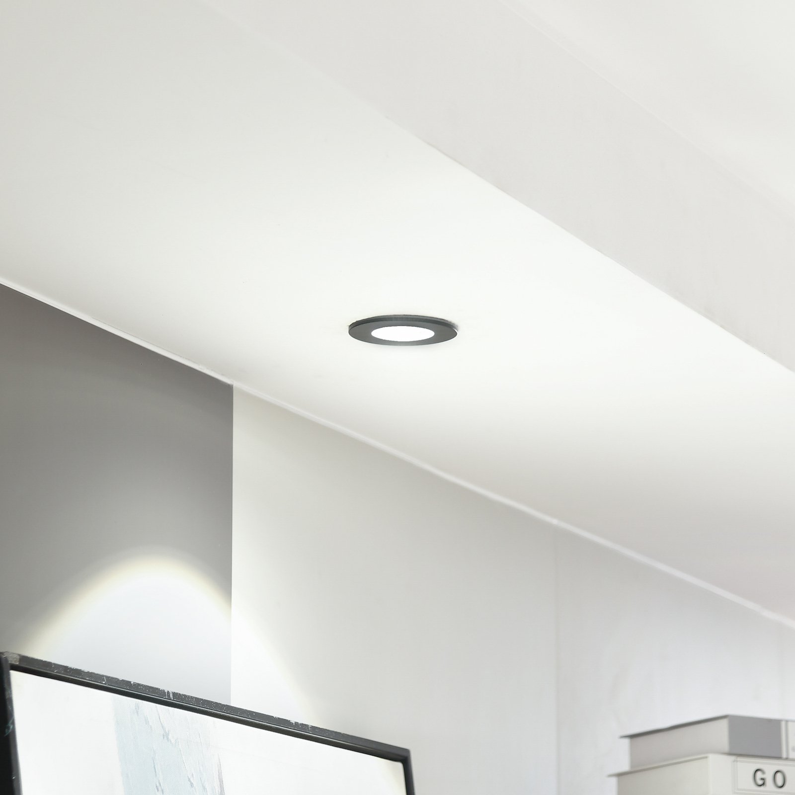 Lirin LED Wgłębienie 4000K IP65 Czarny - Arcchio