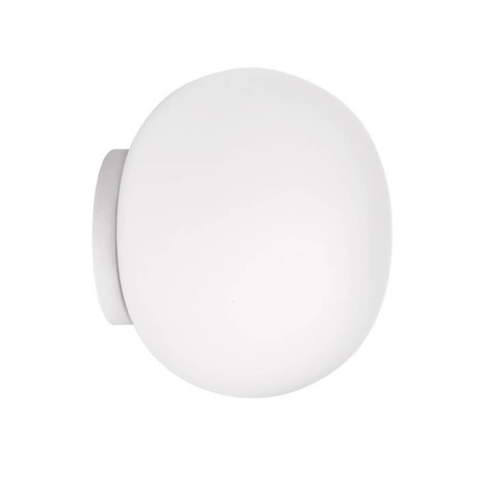 Glo-Ball Mini C/W Wall/Ceiling Lamp (Mirror Mounting) White - Flos