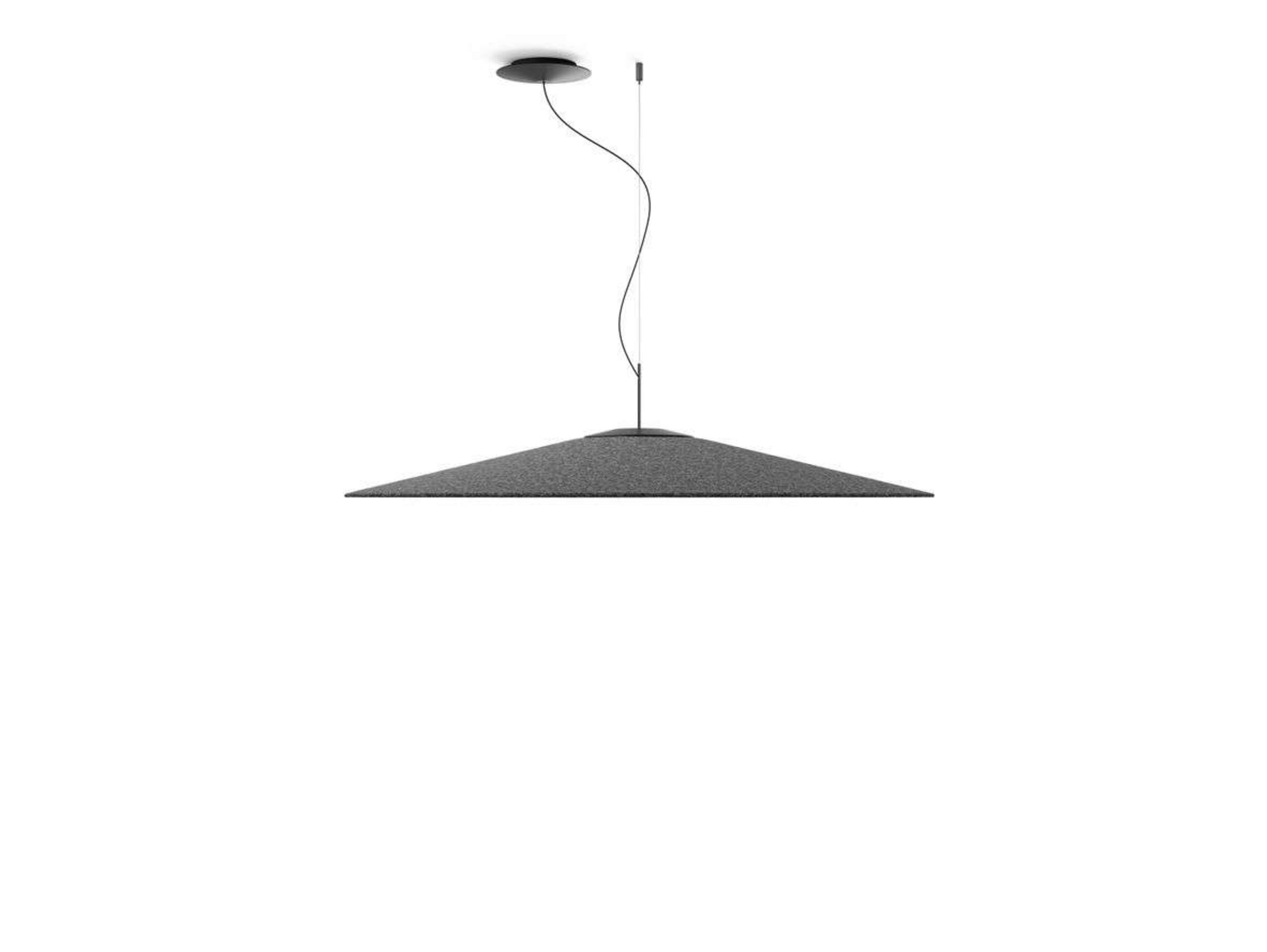 Koinè Acoustic LED-Pendelleuchte, 2700 K, grau - Luceplan