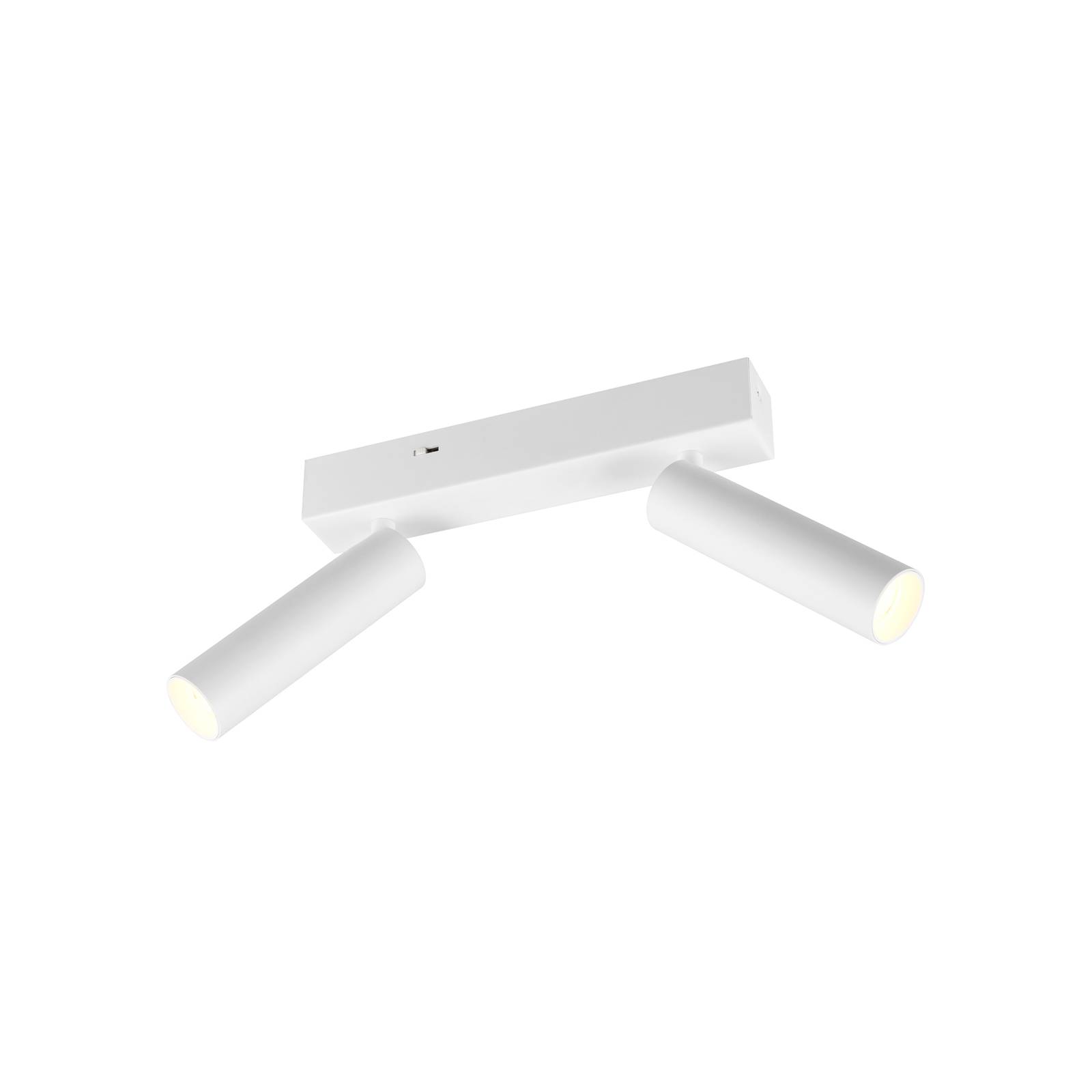 Trio Lighting Spot pour plafond LED Ambala à 2 lampes blanc métal CCT intensité