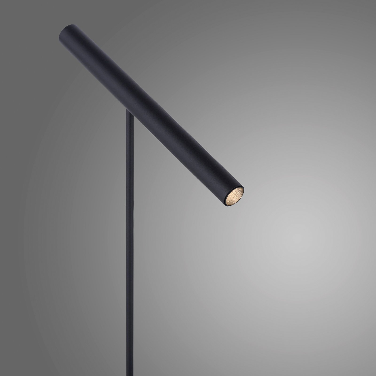 PURE Tutua lampă masă LED, dimmer cu senzor, negru