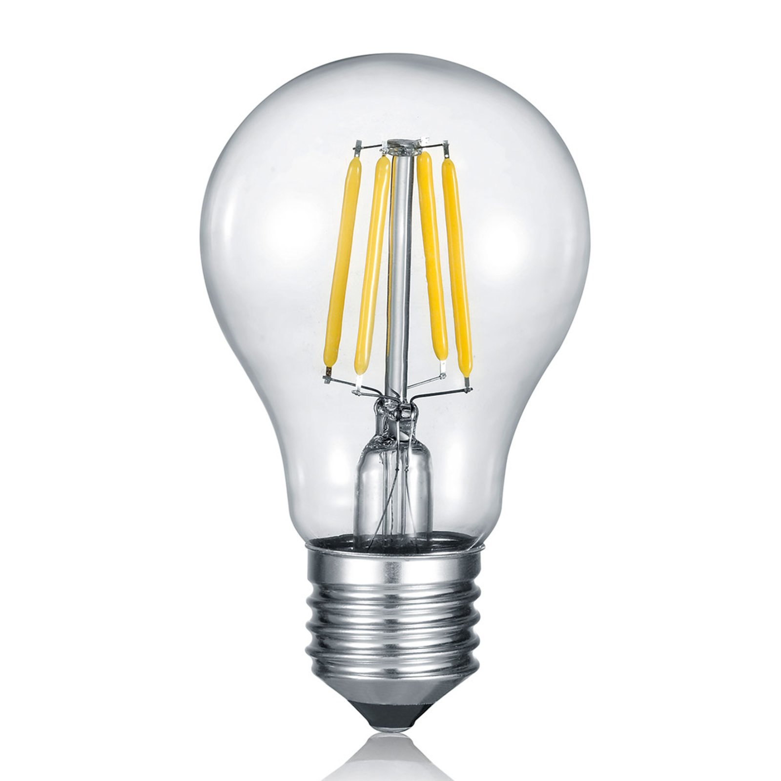 Filament LED bulb E27 8 W switch dimmer, 2,700 K