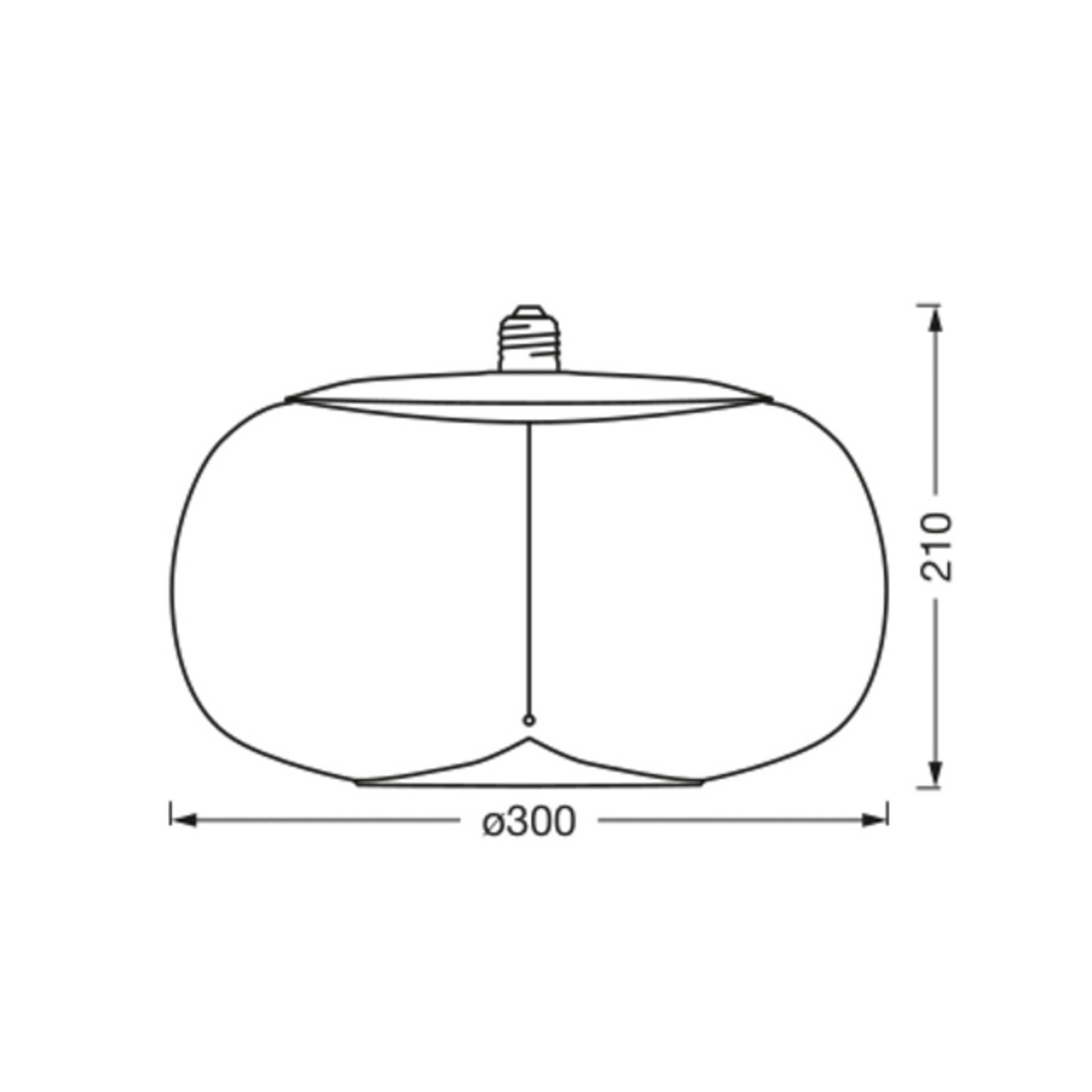 OSRAM Vintage 1906 Big Elipse, bursztynowy, E27, 2700 K, żarnik