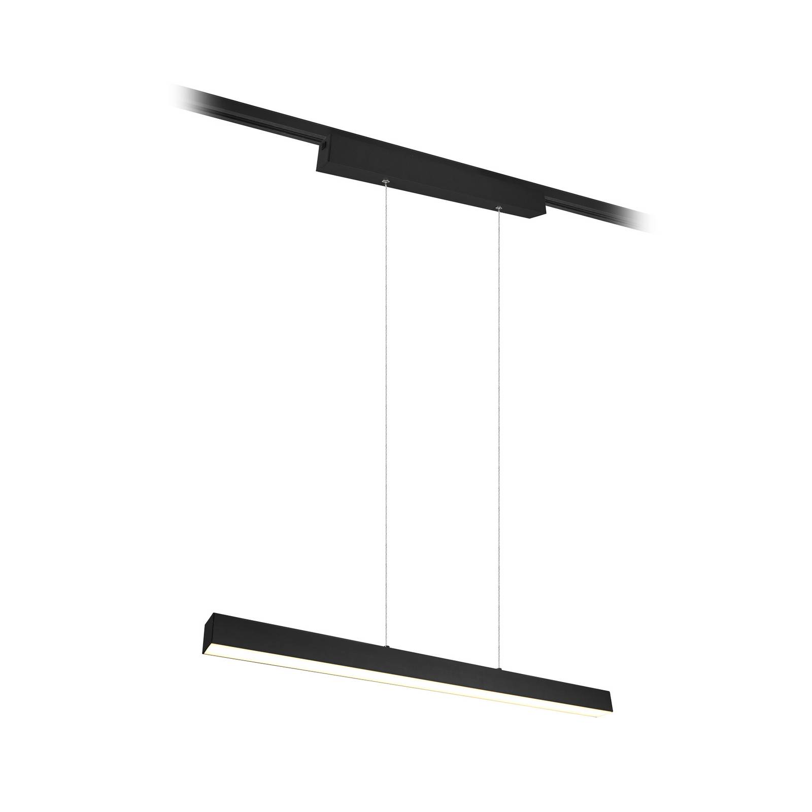 LED-Pendelleuchte Paros DUOline, balken, schwarz
