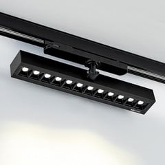 Arcchio Millay LED sávos reflektor fekete 4000K