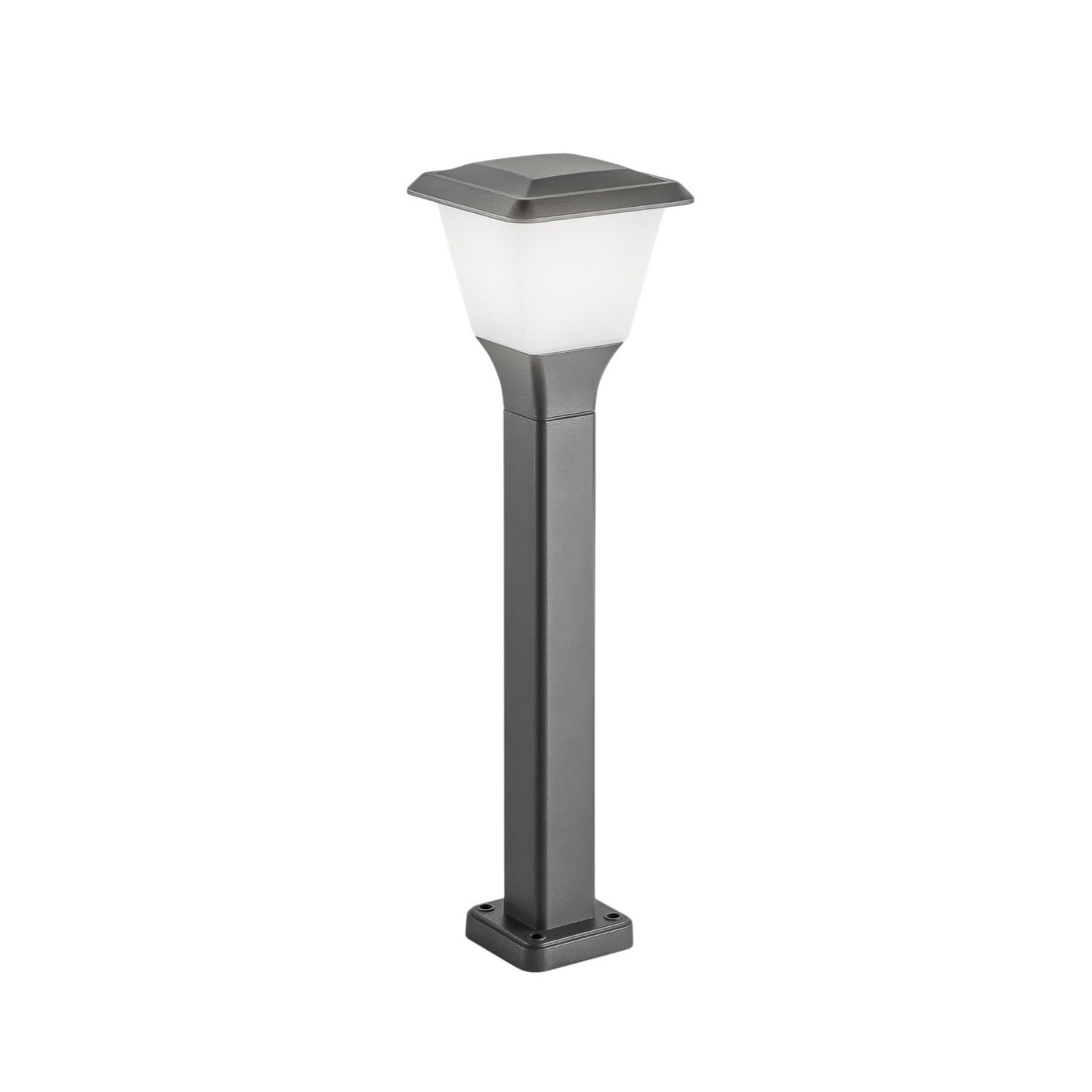 Lena path light, 60 cm, dark grey, metal, E27, IP65
