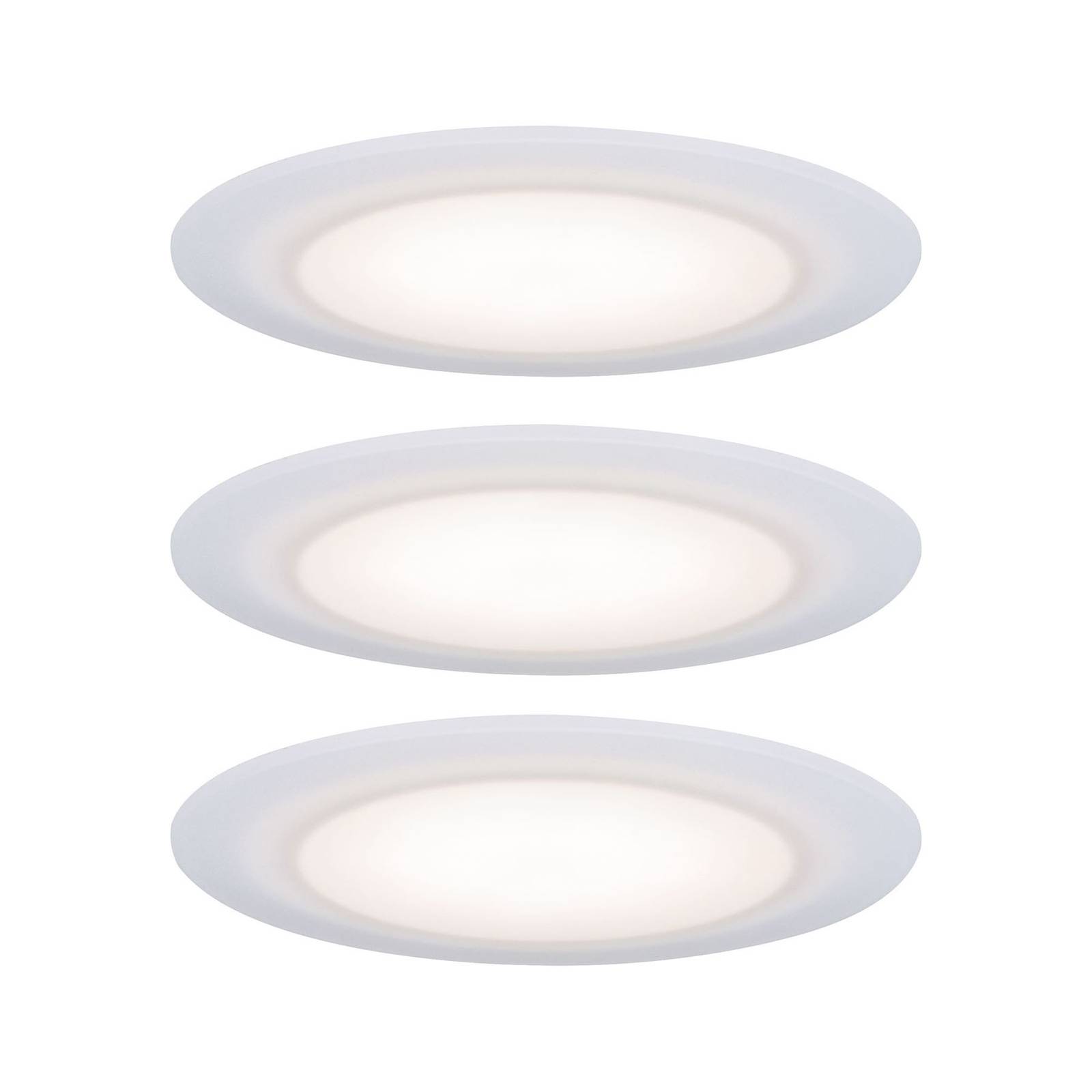 Paulmann LED Downlight - Living / Dining Room - Ceiling Light Recessed - Recessed Light - dimmable - Modern - White