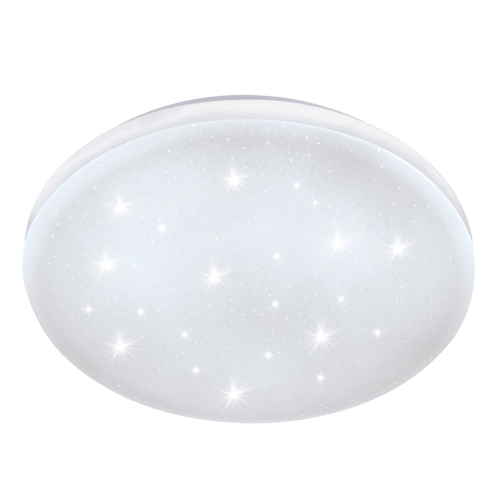 Frania-S LED-loftlampe med krystaleffekt, Ø 28 cm