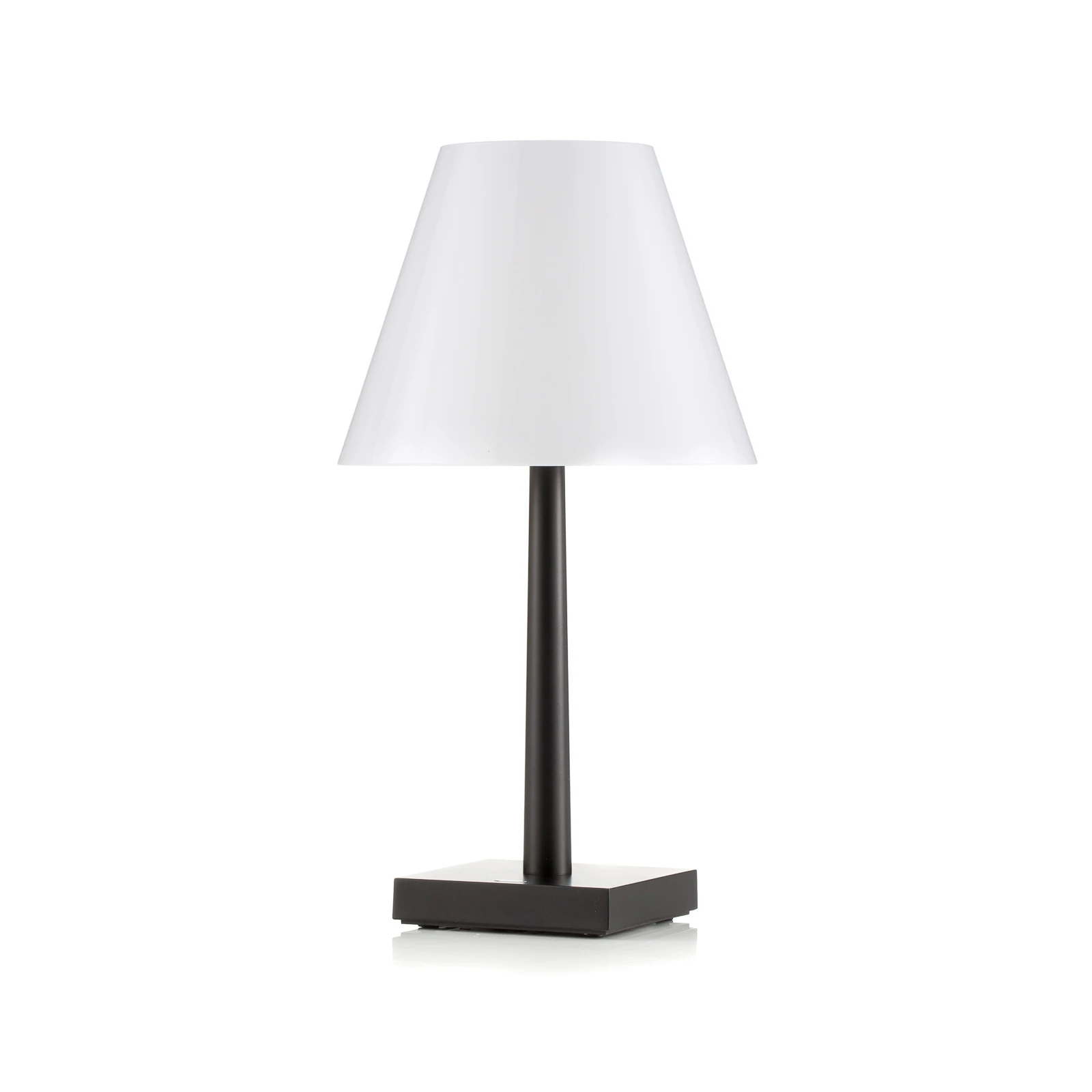 Rotaliana Dina+ T1 LED stolná lampa na batérie, čierna