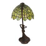 5LL-6098 table lamp, Tiffany style, green