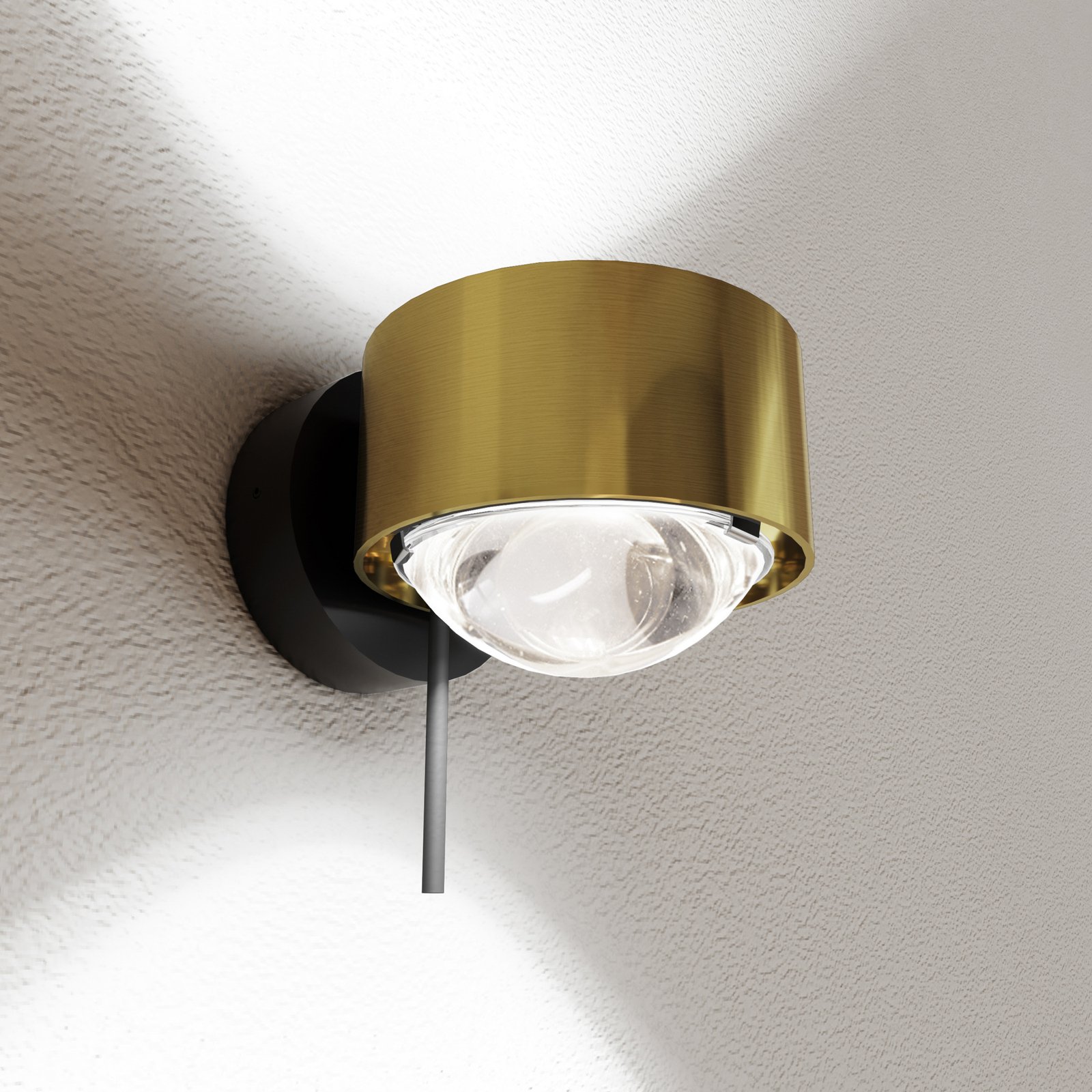 Puk! 80 Wall Avantgarde LED spot HV 2 x lens clear